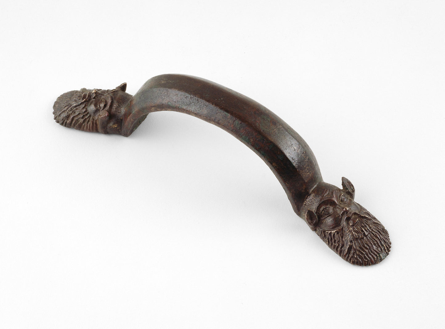 Handle from a Hydria (Water Jar) or a Stamnos (Wine Jar) -  Etruscan,  Poster Print Wall Art