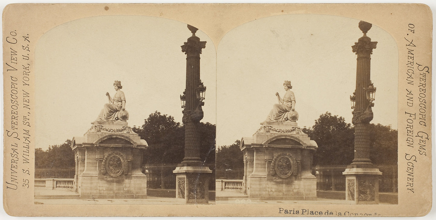 Place de la Concorde, Paris -  Artist unknown,  Poster Print Wall Art