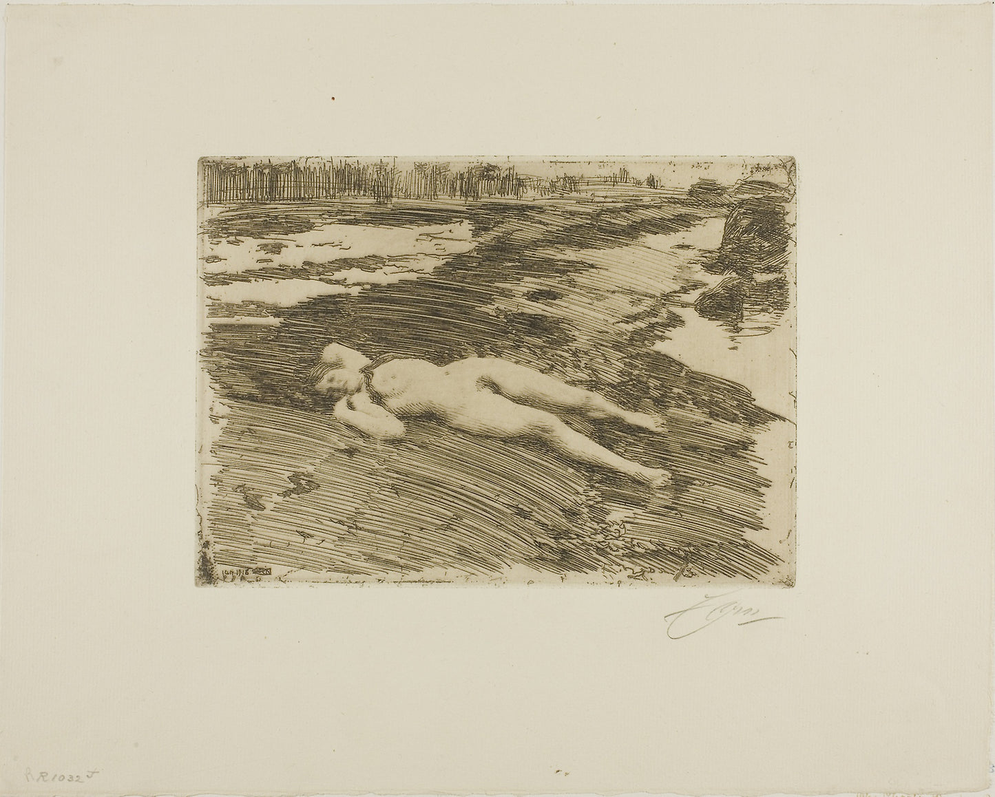 On the Sands -  Anders Zorn,  Poster Print Wall Art