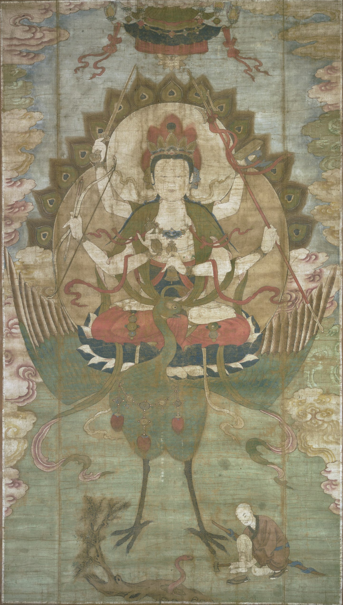 Mahamayuri Vidyaraja -  Artist unknown,  Poster Print Wall Art