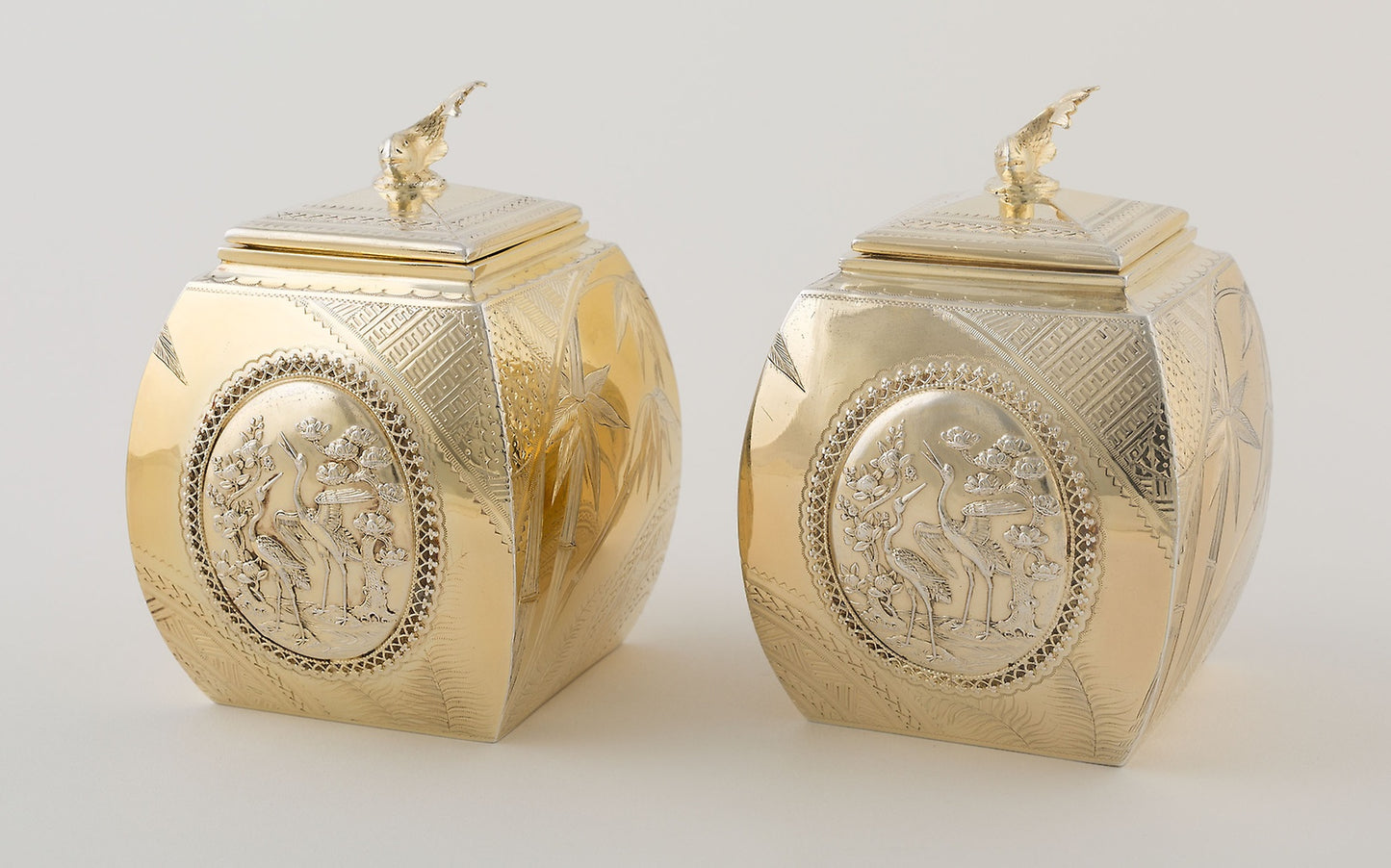 Pair of Tea Caddies -  William Barnard,  Poster Print Wall Art