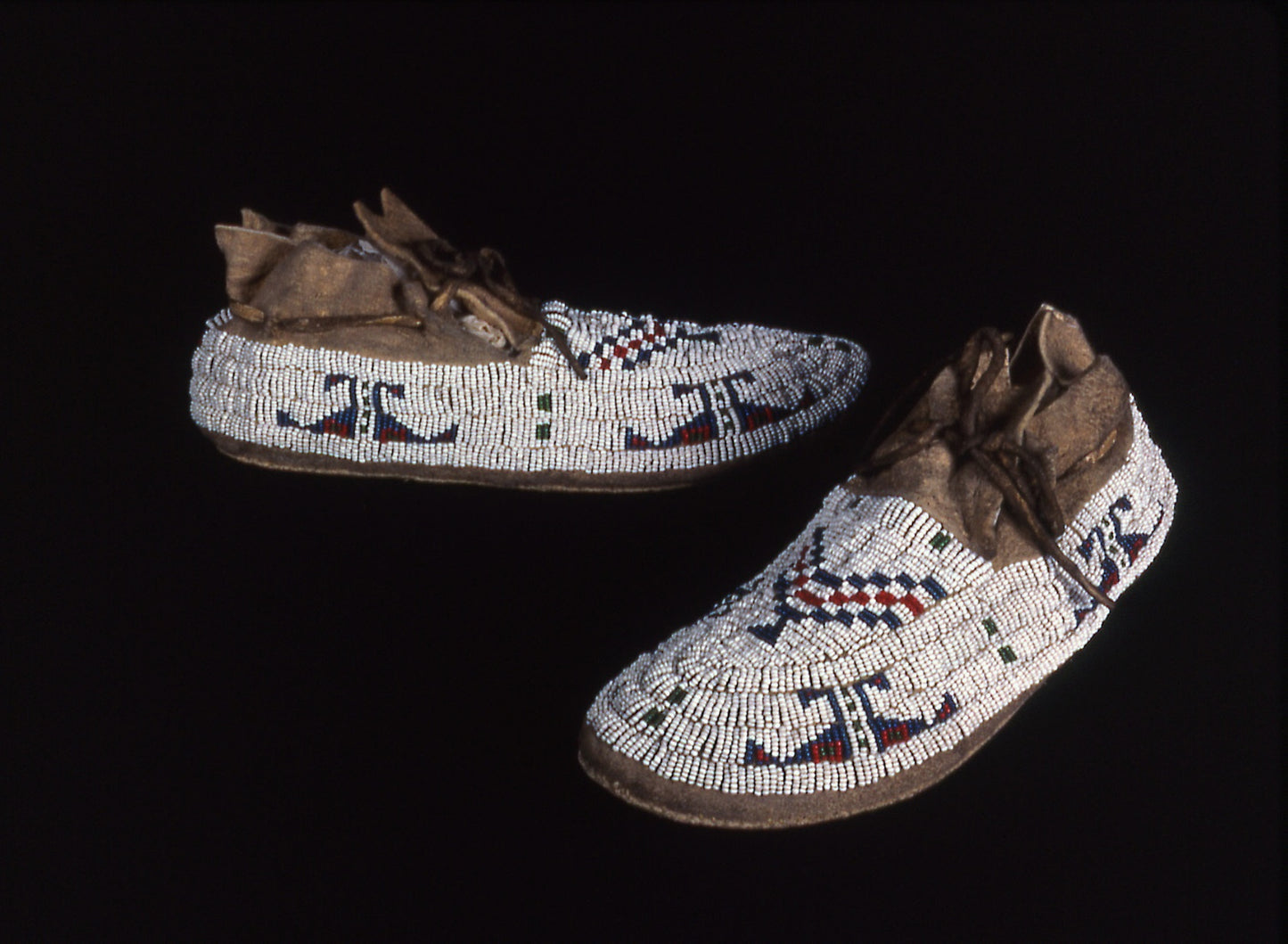 Pair of Moccasins -  Arapaho,  Poster Print Wall Art