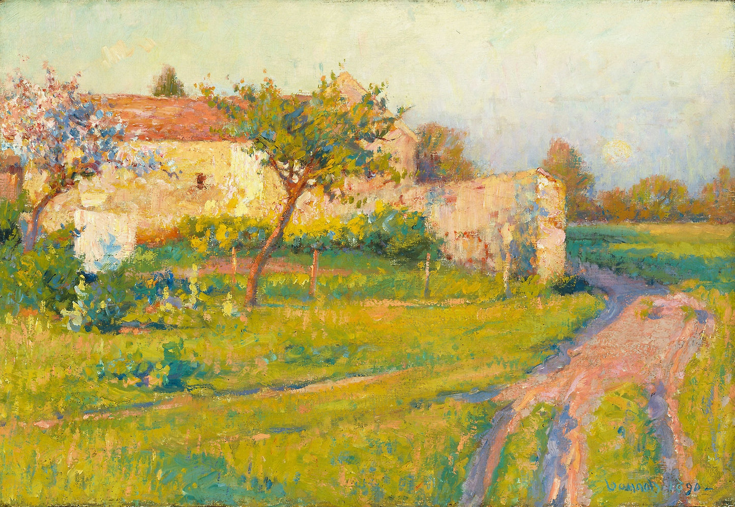 Spring in France -  Robert William Vonnoh,  Poster Print Wall Art