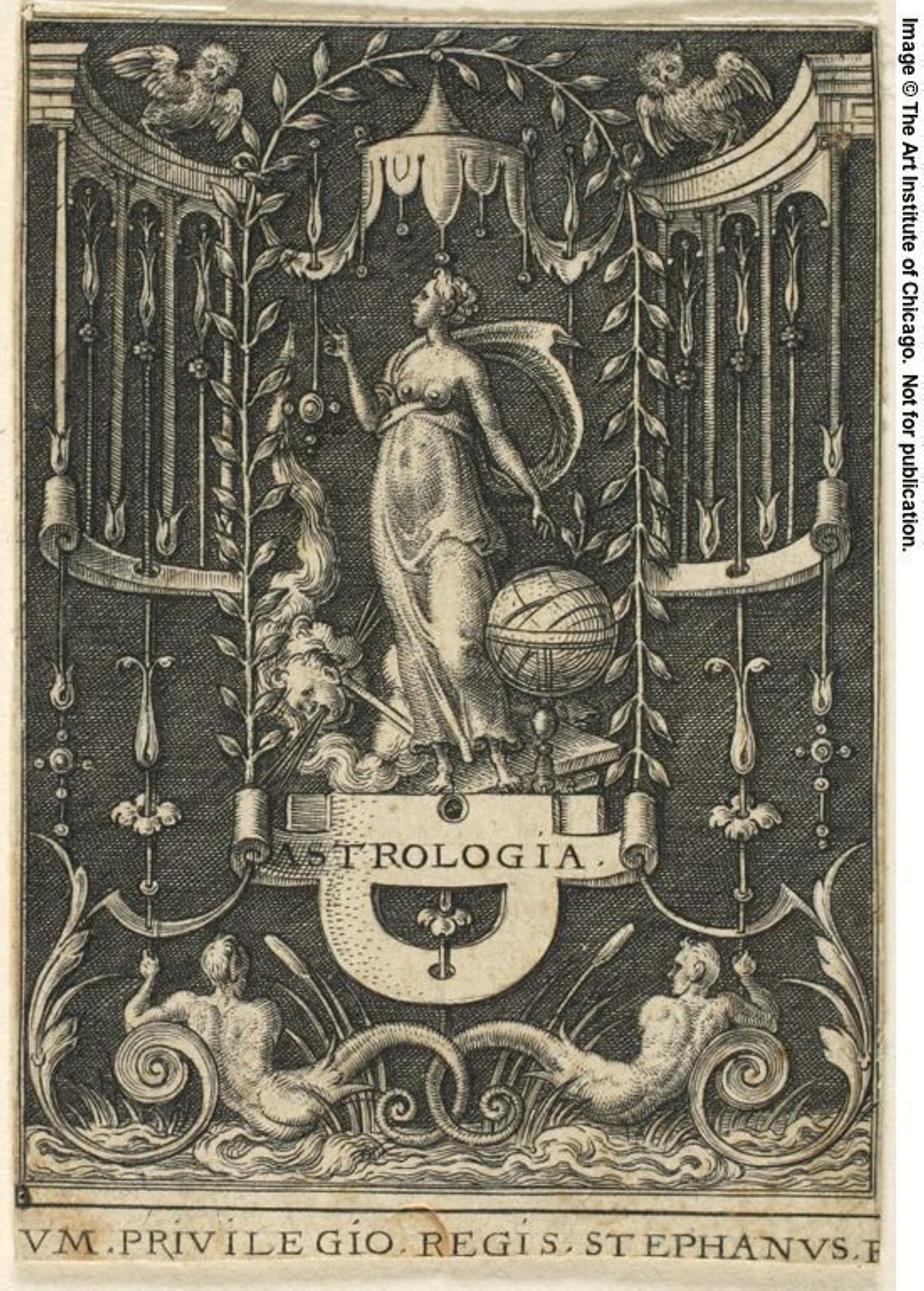 Astrology -  Etienne Delaune,  Poster Print Wall Art
