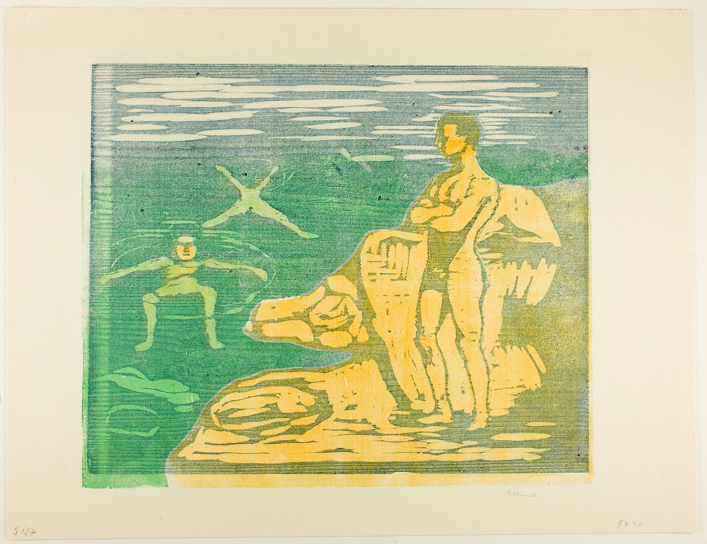 Boys Bathing -  Edvard Munch,  Poster Print Wall Art