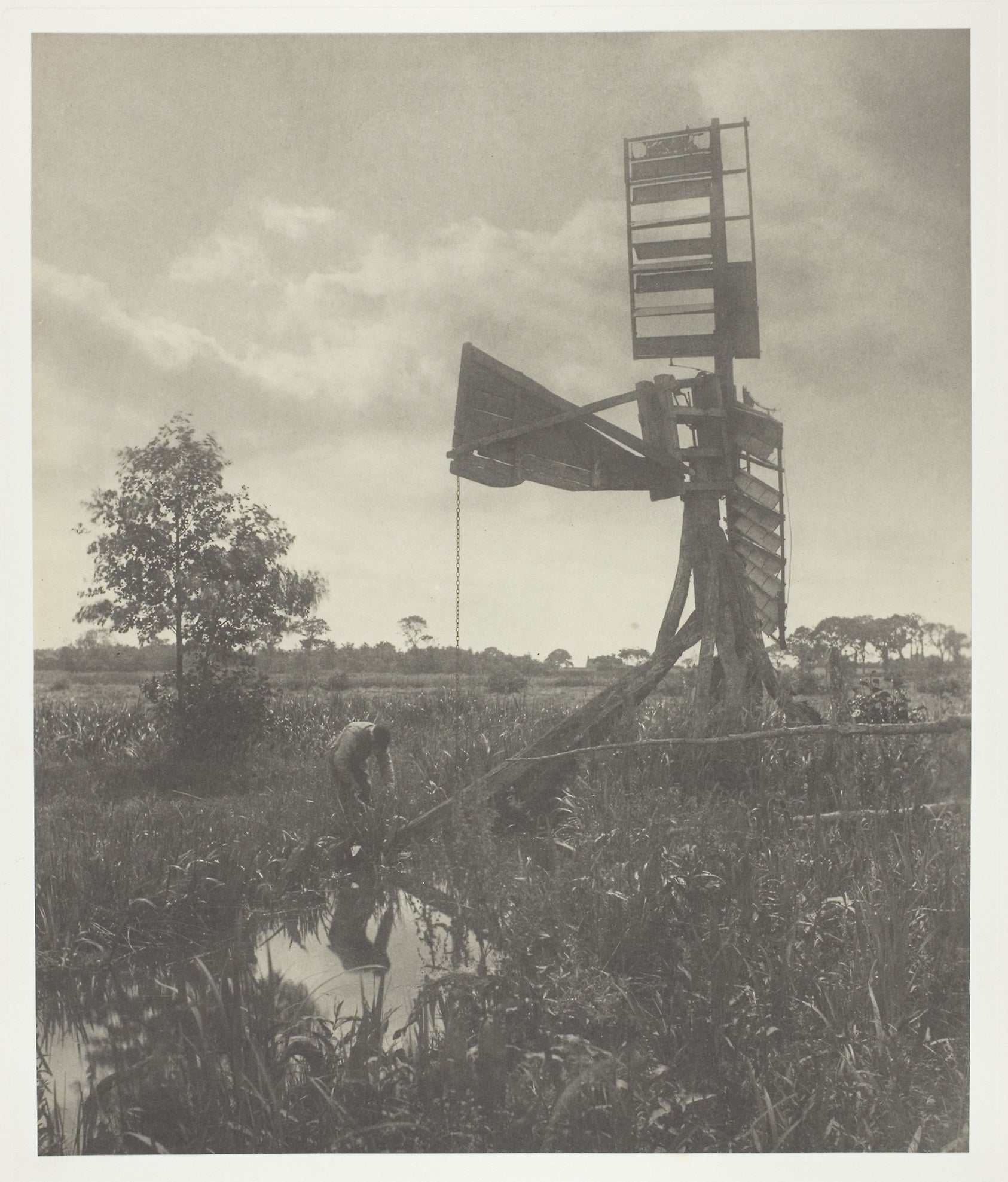 A Ruined Water-Mill: Peter Henry Emerson,16x12"(A3) Poster