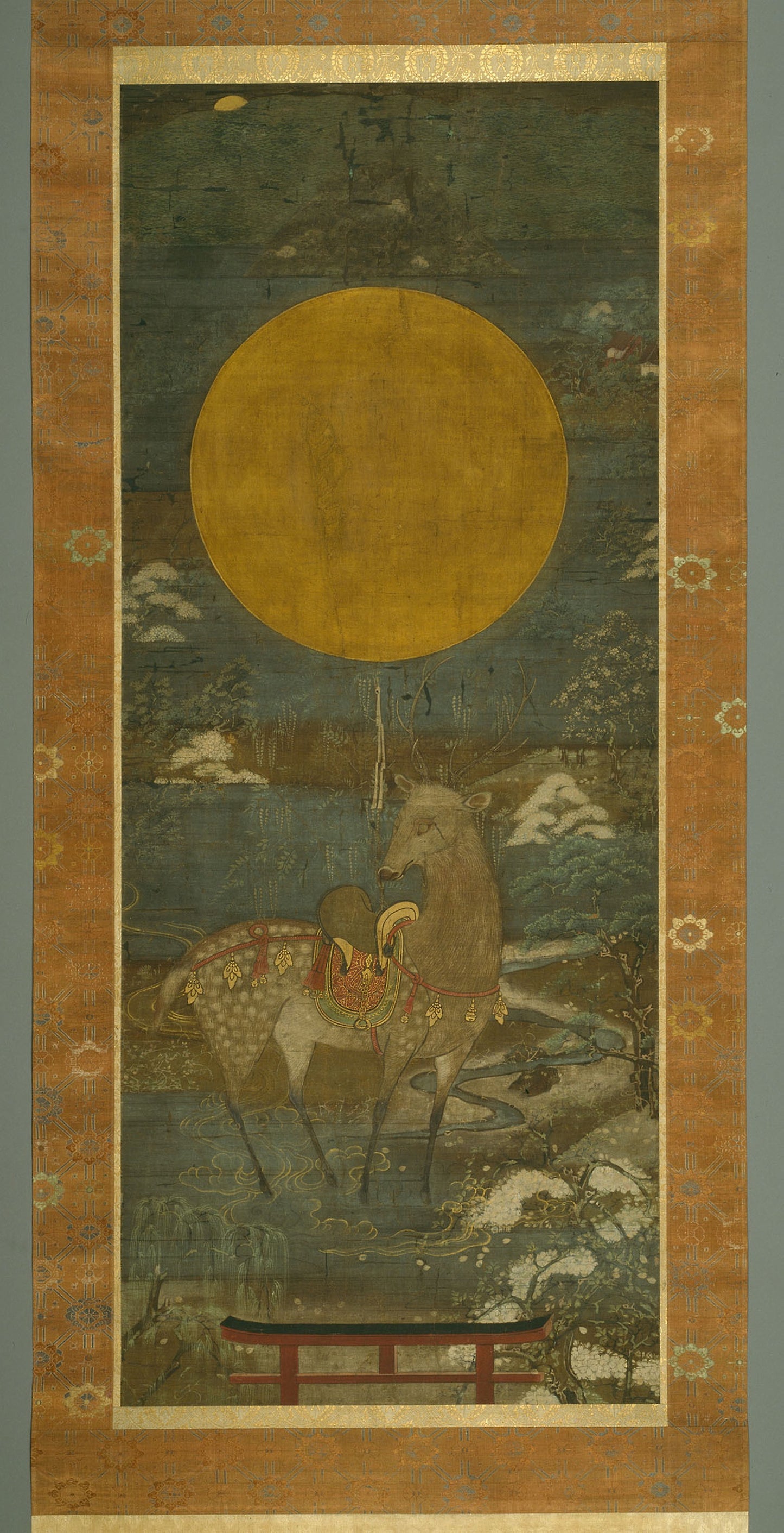 Kasuga Deer Mandala -  Artist unknown,  Poster Print Wall Art