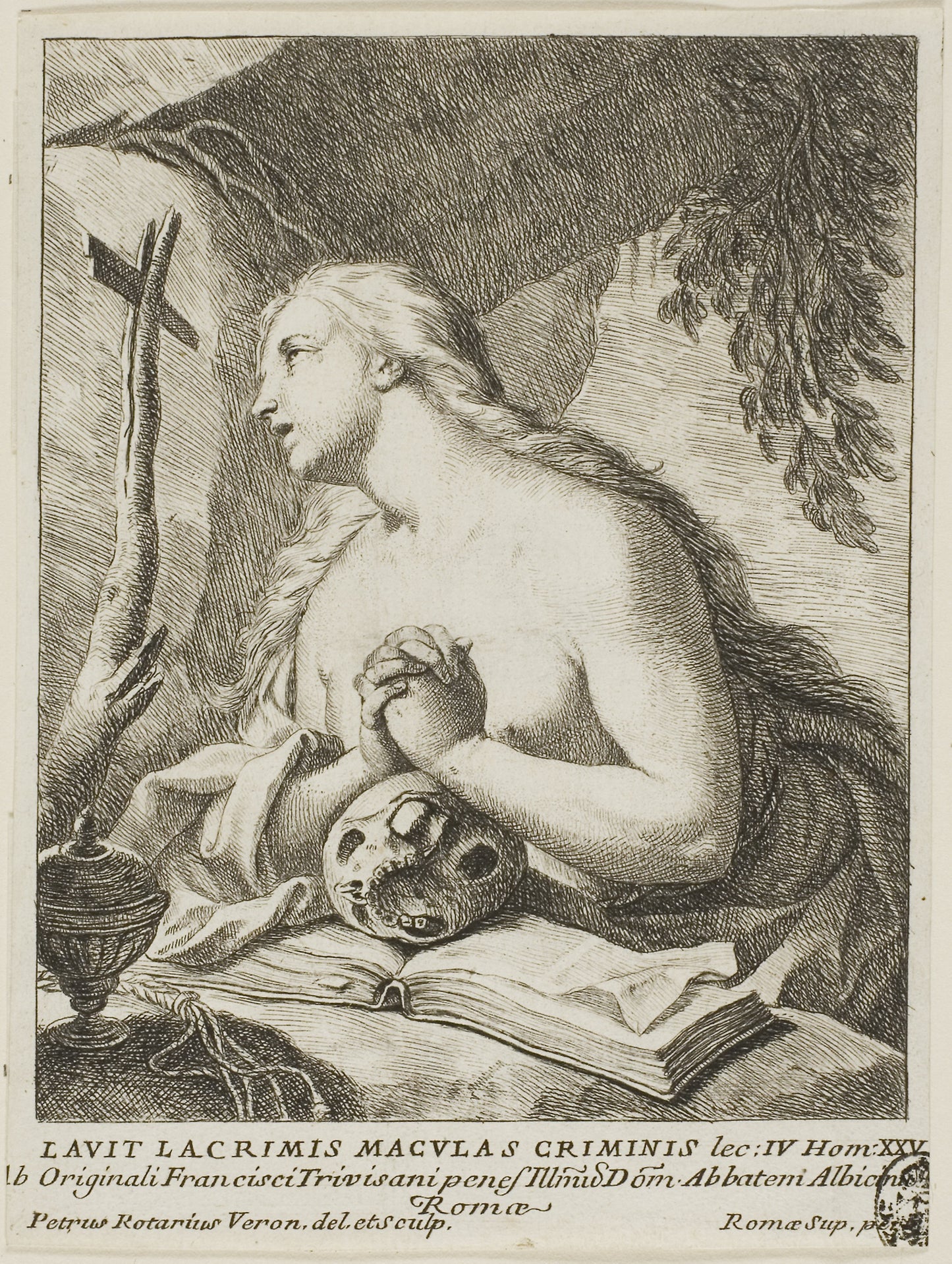 Saint Mary Magdalene -  Count Pietro Antonio Rotari,  Poster Print Wall Art
