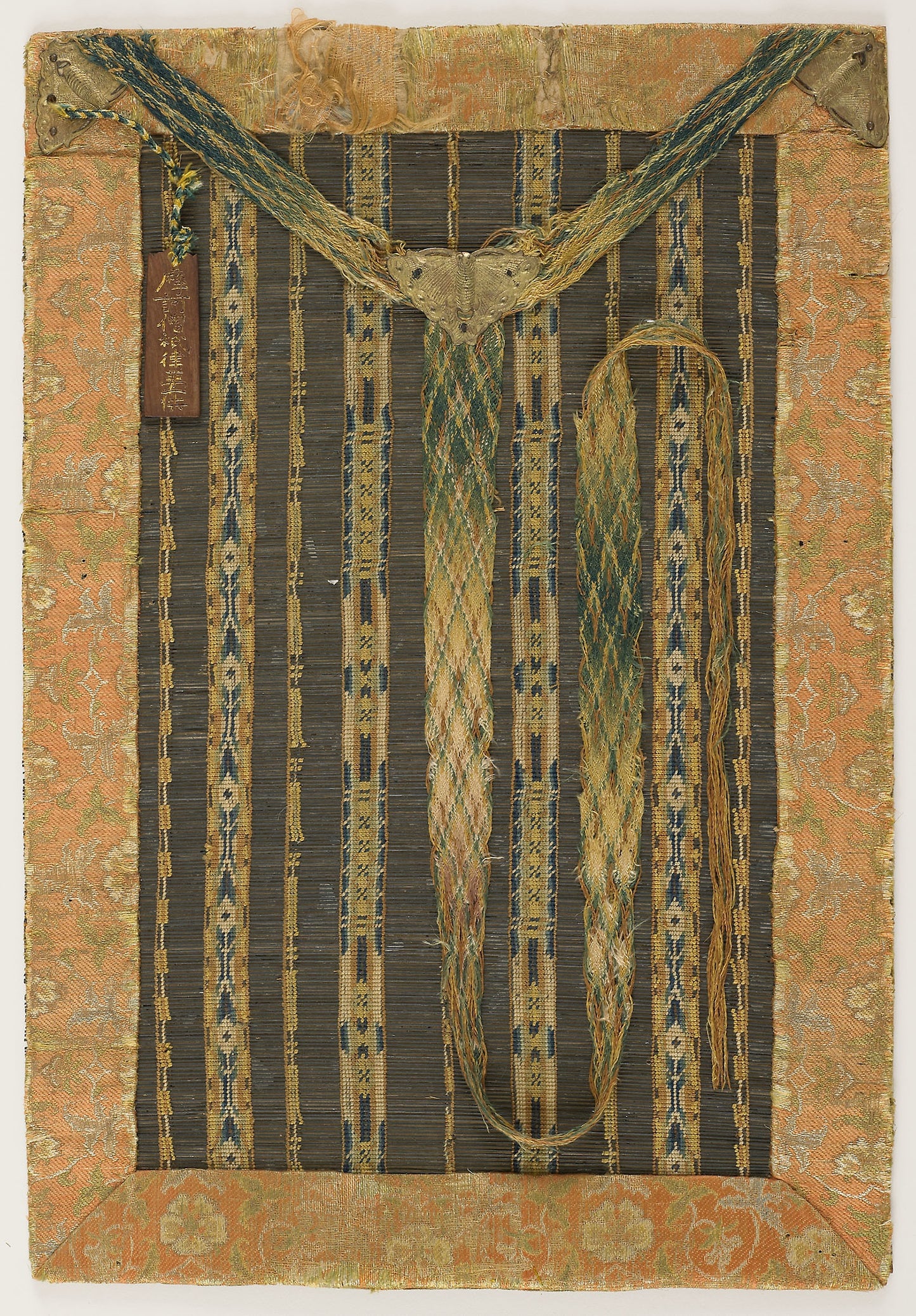Textile Wrapper for Jingoji Sutras -  Japan,  Poster Print Wall Art