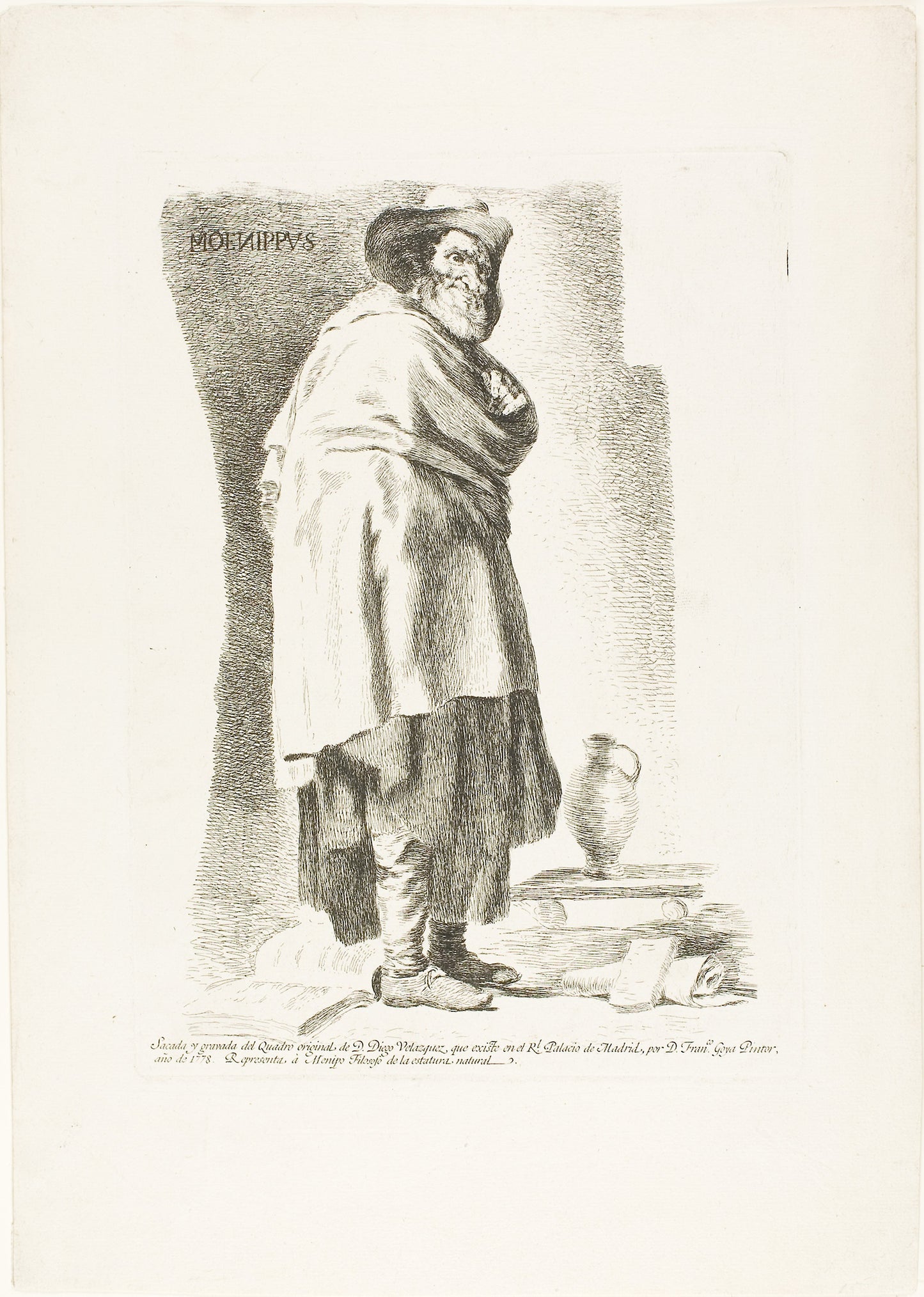 Menippus -  Francisco José de Goya y Lucientes (Spanish, 1746-1828),  Poster Print Wall Art