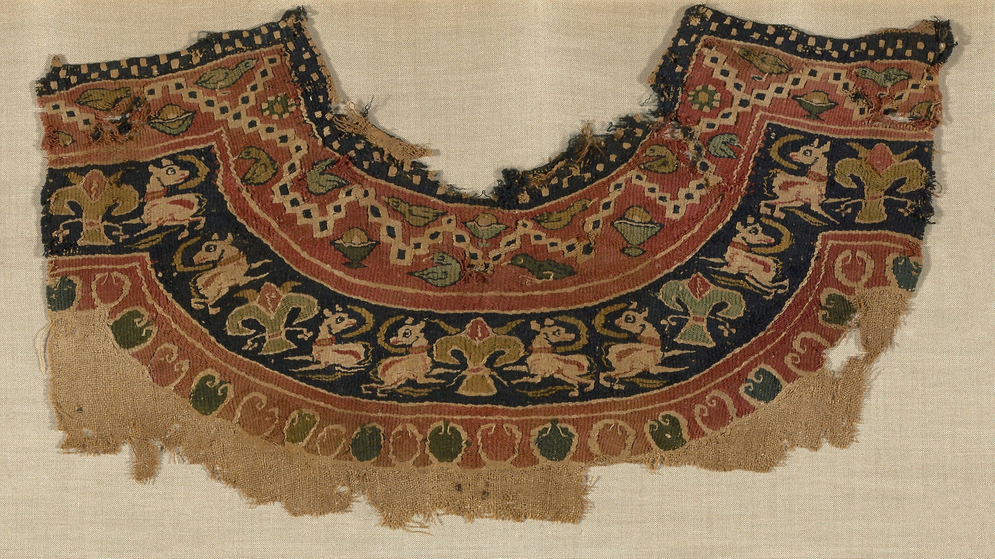 Fragment (Tunic Yoke) -  Coptic,  Poster Print Wall Art