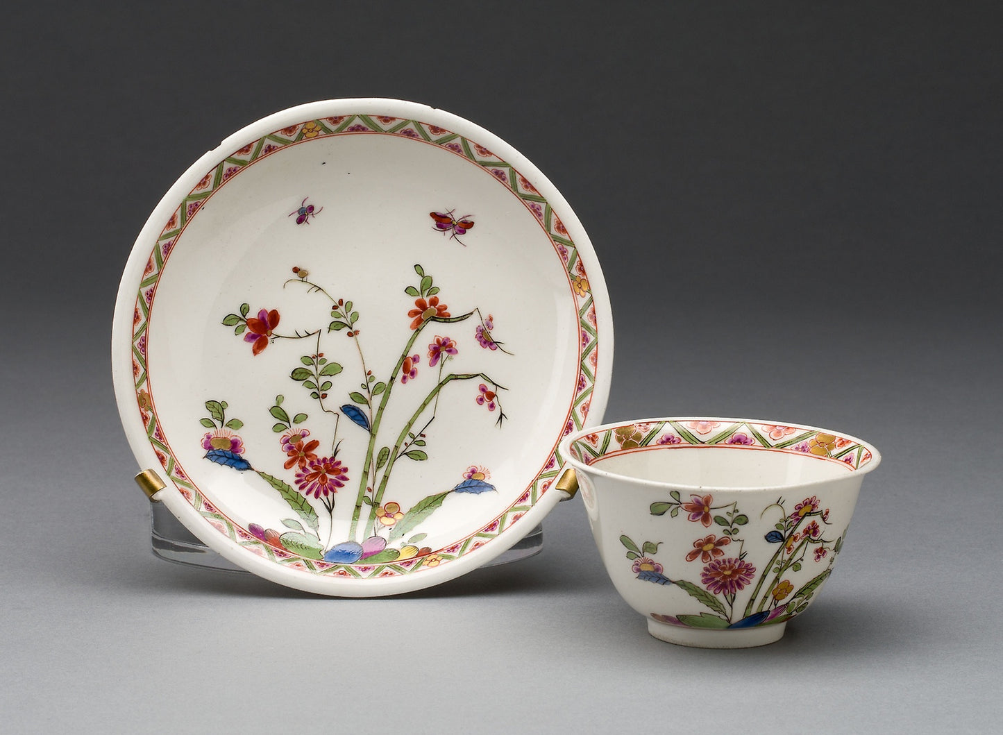 Cup and Saucer -  Du Paquier Porcelain Manufactory,  Poster Print Wall Art