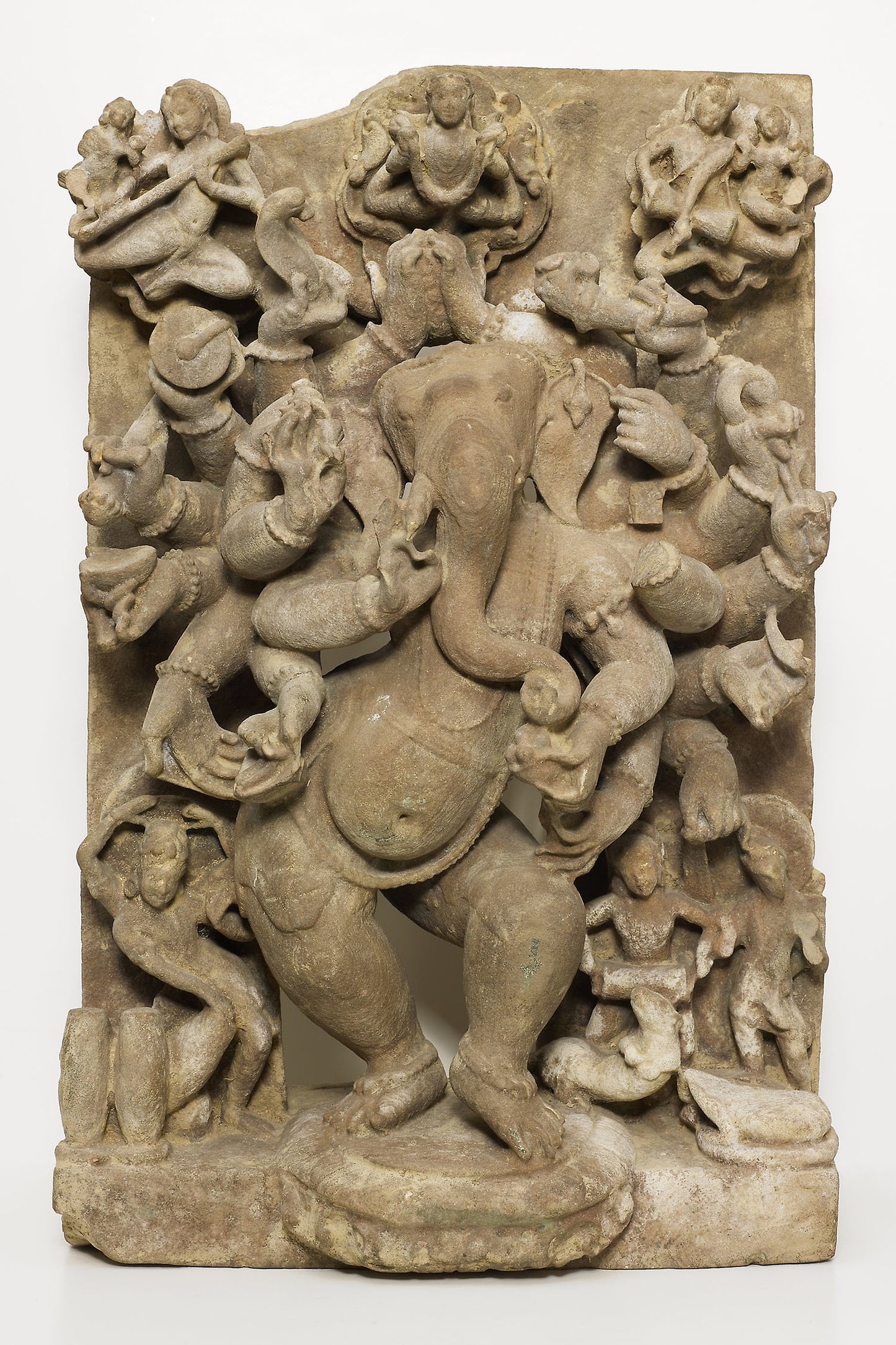 Twenty-Armed Dancing God Ganesha, Remover of Obstacles -  India,  Poster Print Wall Art