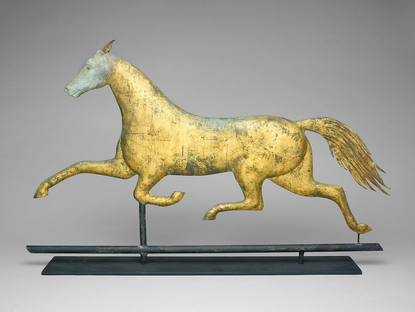 Running Horse Weathervane -  Alvin L. Jewell (d. 1867),  Poster Print Wall Art