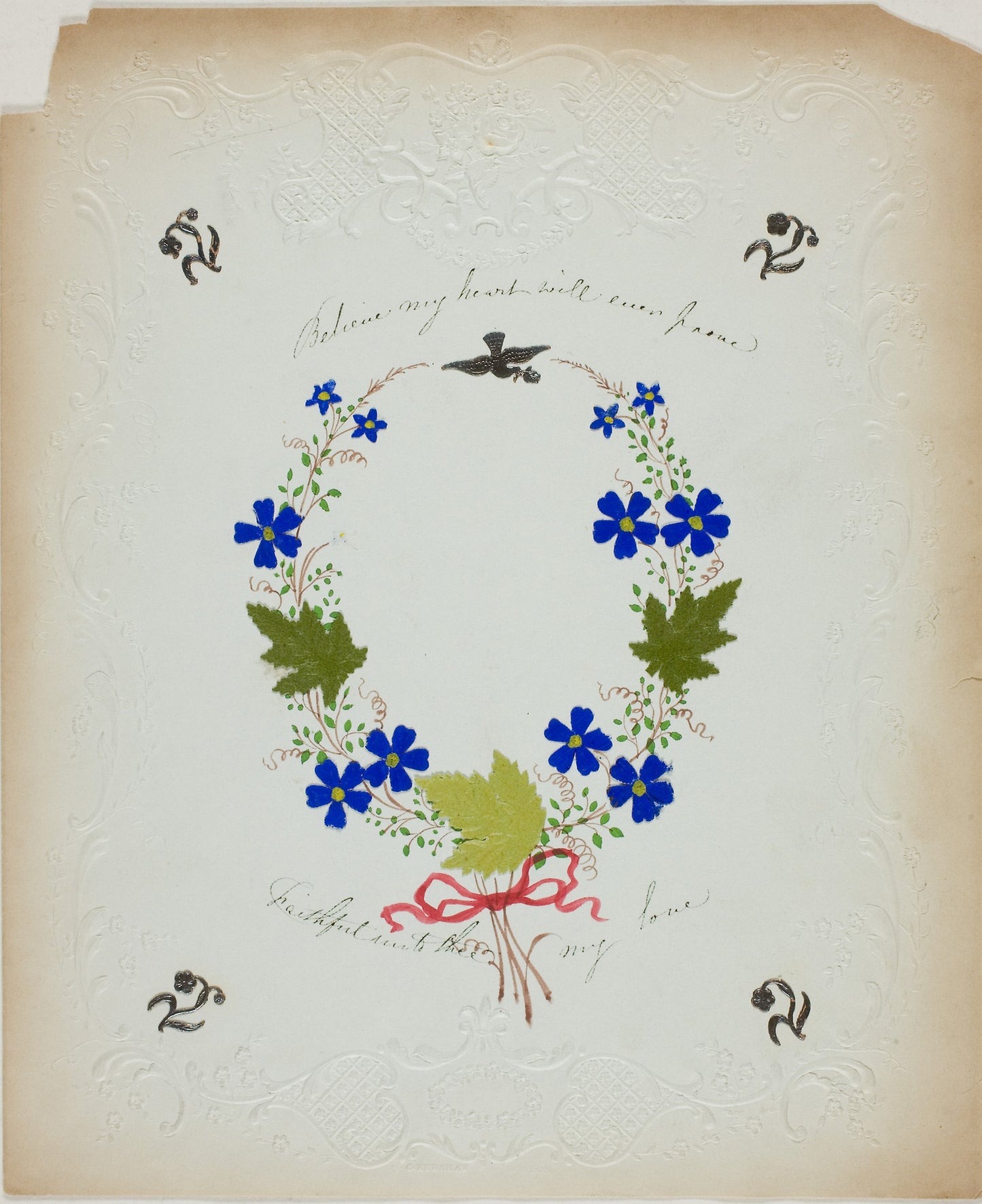 Believe My Heart Will Ever Prove (valentine) -  George Kershaw,  Poster Print Wall Art