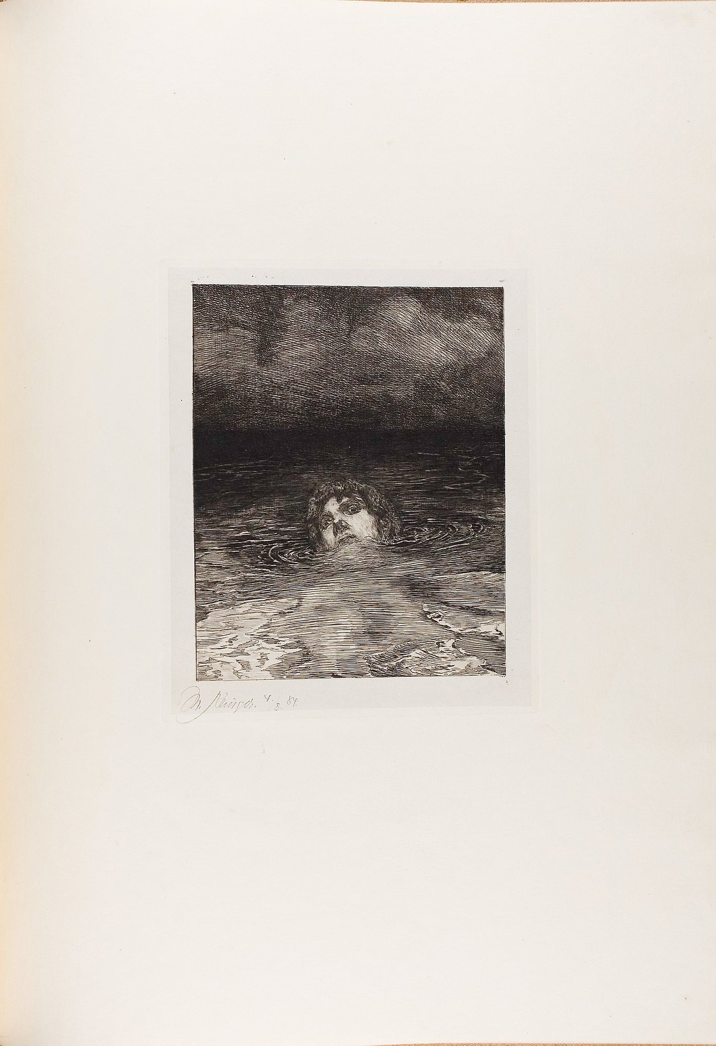 Downfall, from A Life -  Max Klinger (German, 1857-1920),  Poster Print Wall Art