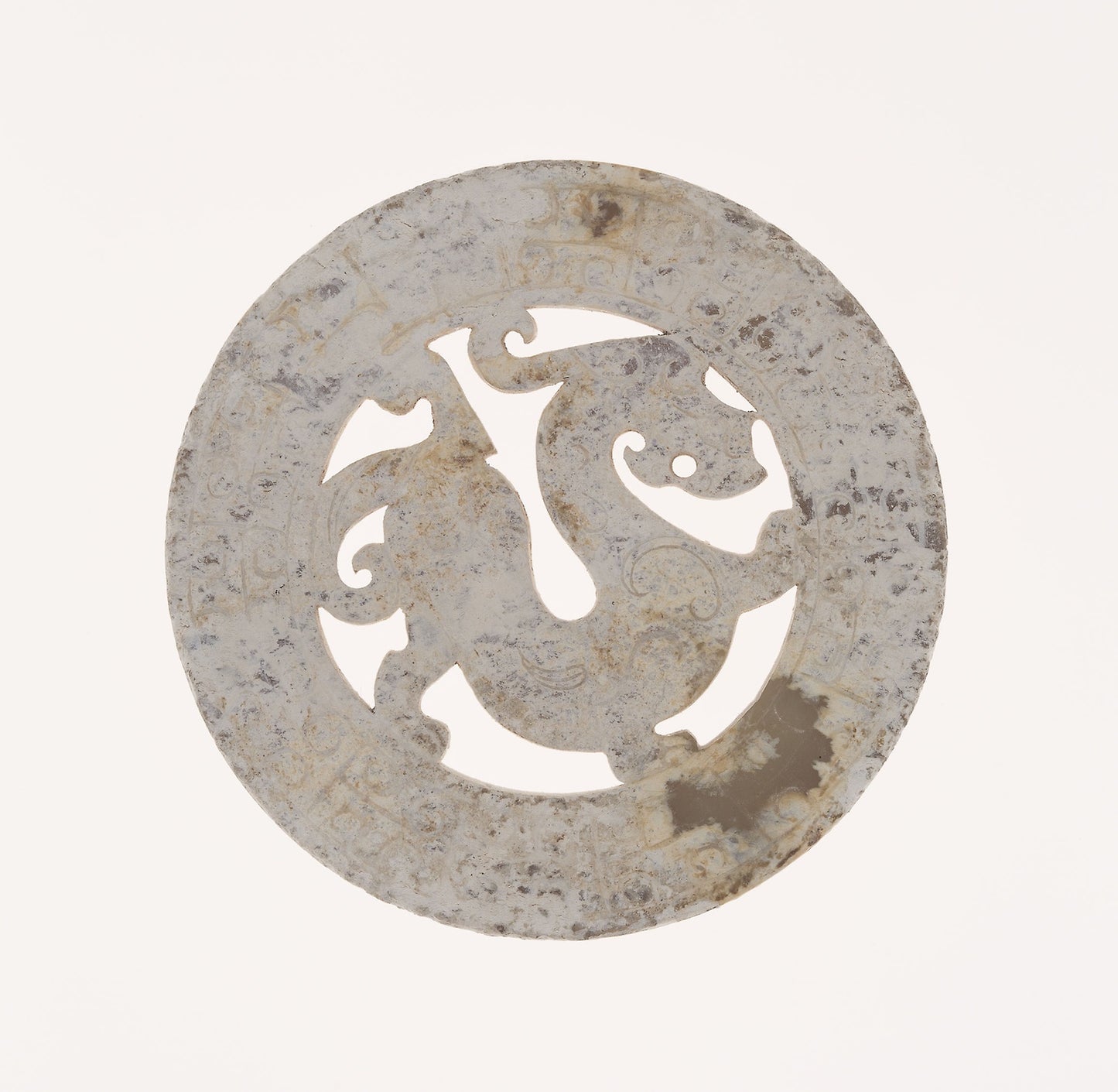 Openwork Jade Bi -  China,  Poster Print Wall Art
