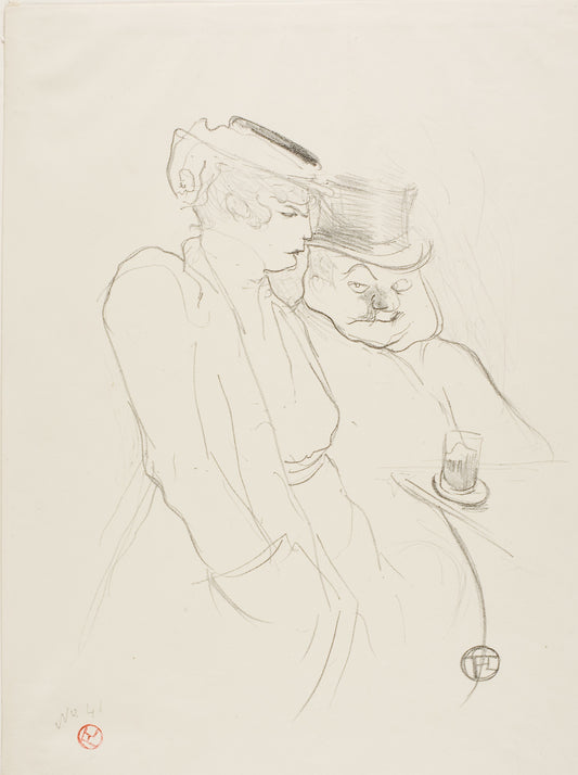 In Their Forties: Henri de Toulouse-Lautrec,16x12"(A3) Poster