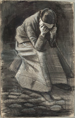 Weeping Woman: Vincent van Gogh,16x12"(A3) Poster