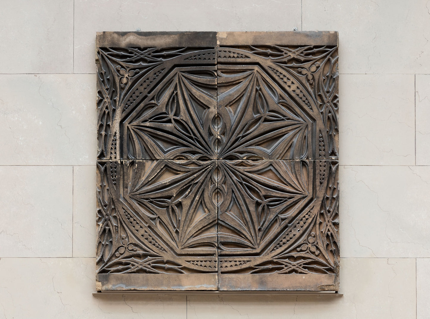 Saint Nicholas Hotel: Spandrel Panels in Snowflake Design: Adler & Sullivan, Poster Print Wall Art