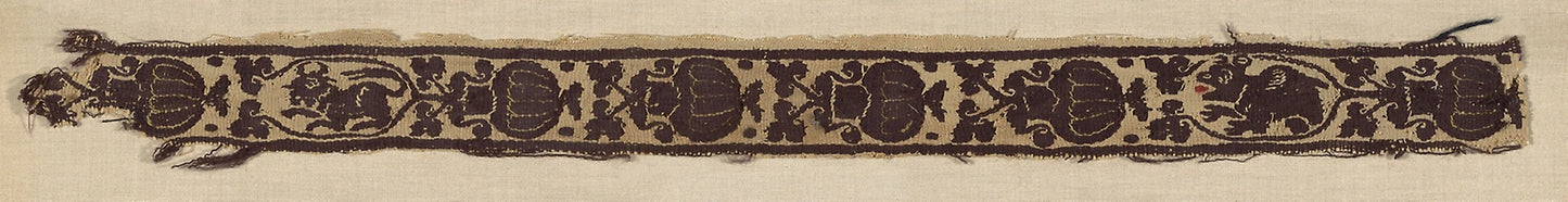 Border -  Egypt, probably Akhmin,  Poster Print Wall Art