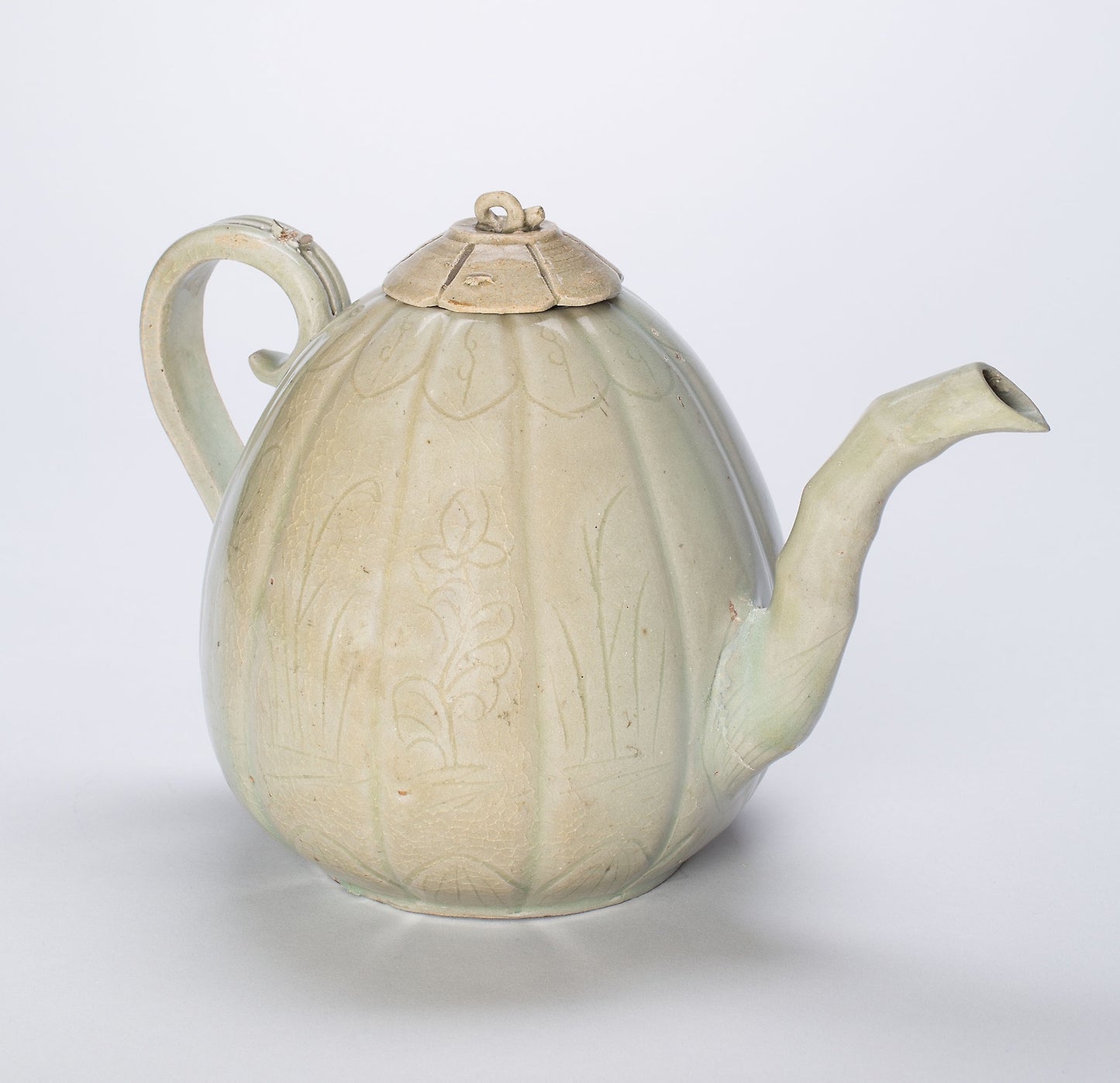 Ewer in the Form of a Melon with Bamboo Spout -  Korea,  Poster Print Wall Art