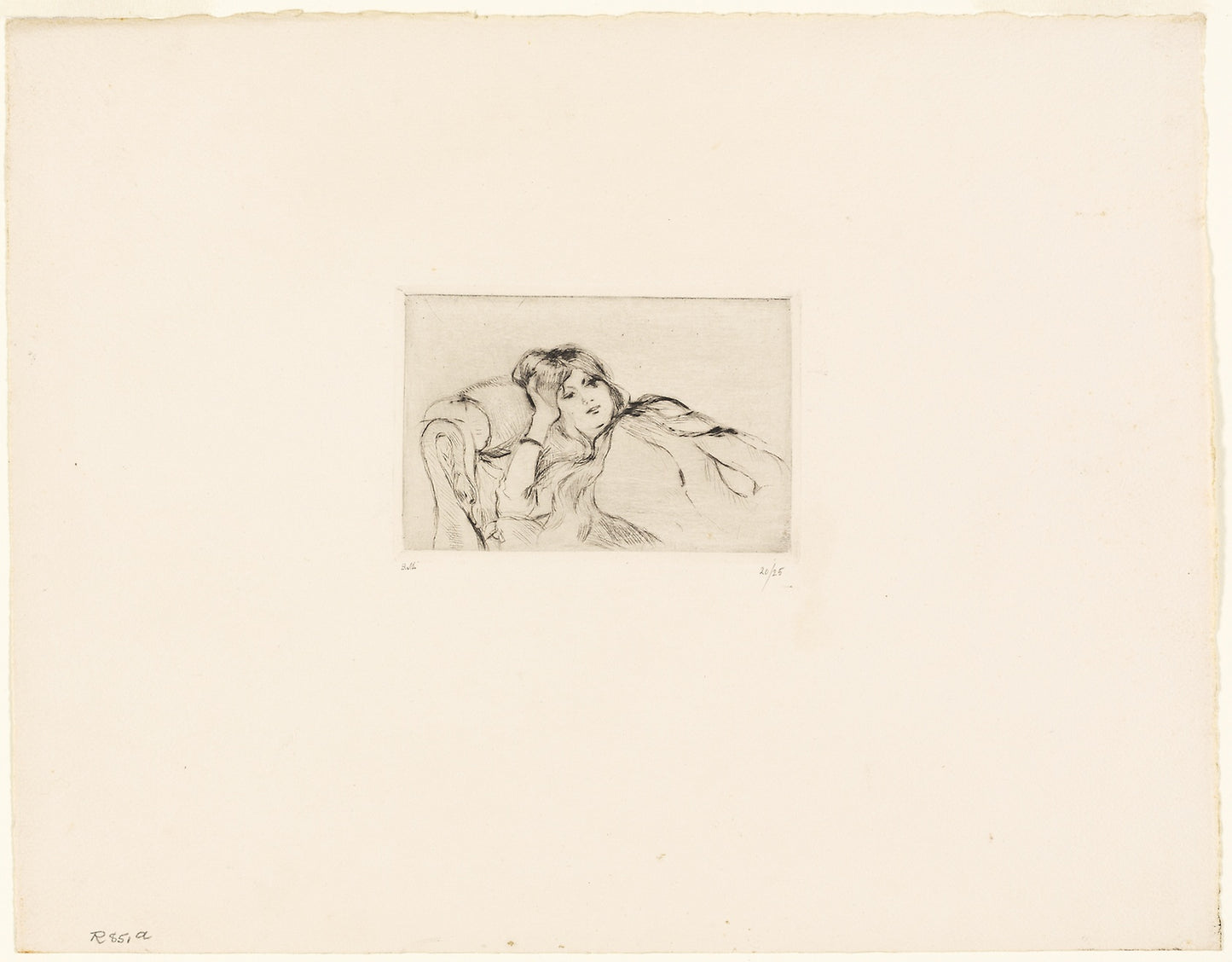 Young Woman at Rest -  Berthe Morisot,  Poster Print Wall Art