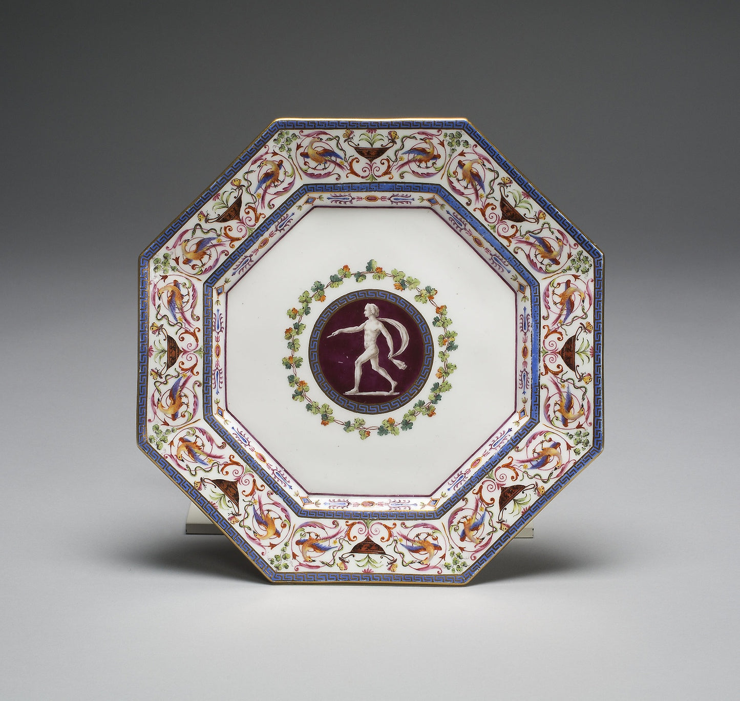 Plate from the Arabesque Service -  Sèvres Porcelain Manufactory,  Poster Print Wall Art