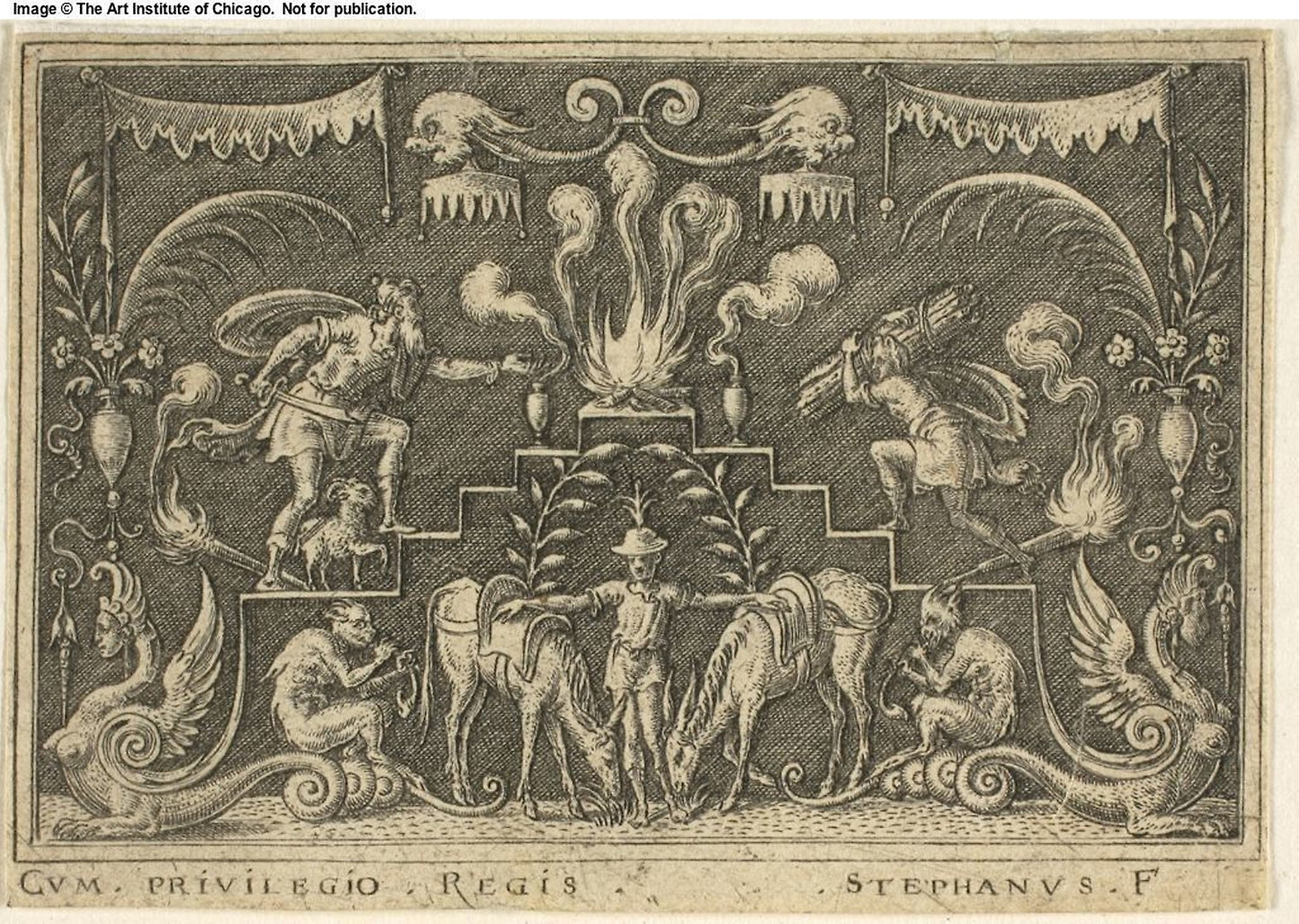 Abraham's Sacrifice -  Etienne Delaune,  Poster Print Wall Art