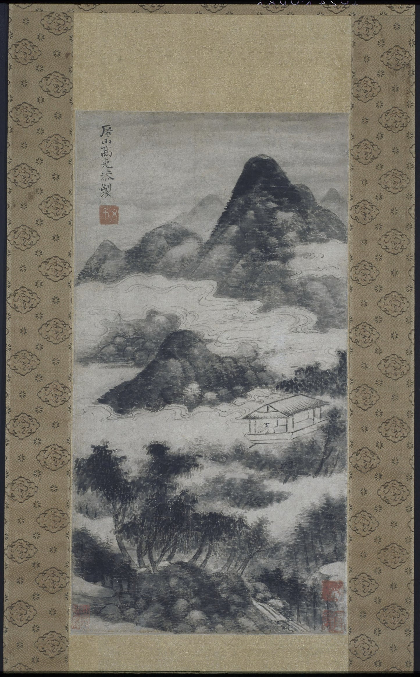 Scholar in Landscape -  After Gao Kegong, 1248-1310, or later,  Poster Print Wall Art