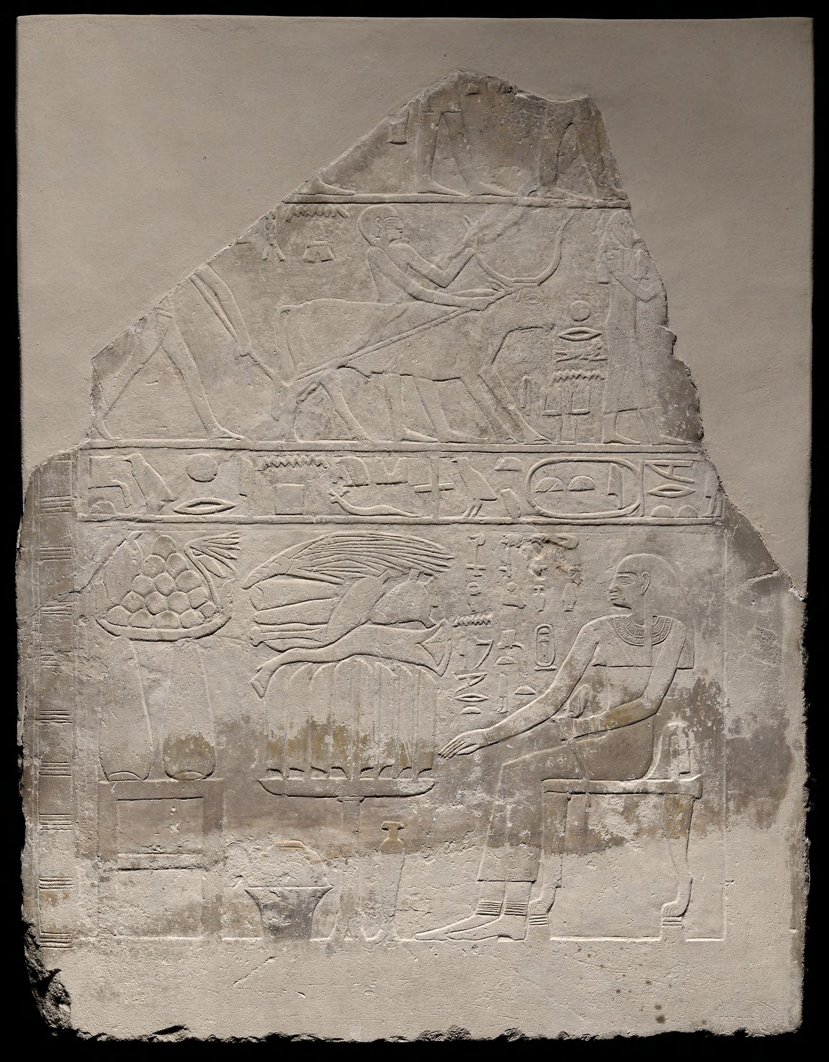 Wall Fragment from the Tomb of Lady Merttetiiyet: Egyptian, from Sakkara,16x12"(A3) Poster