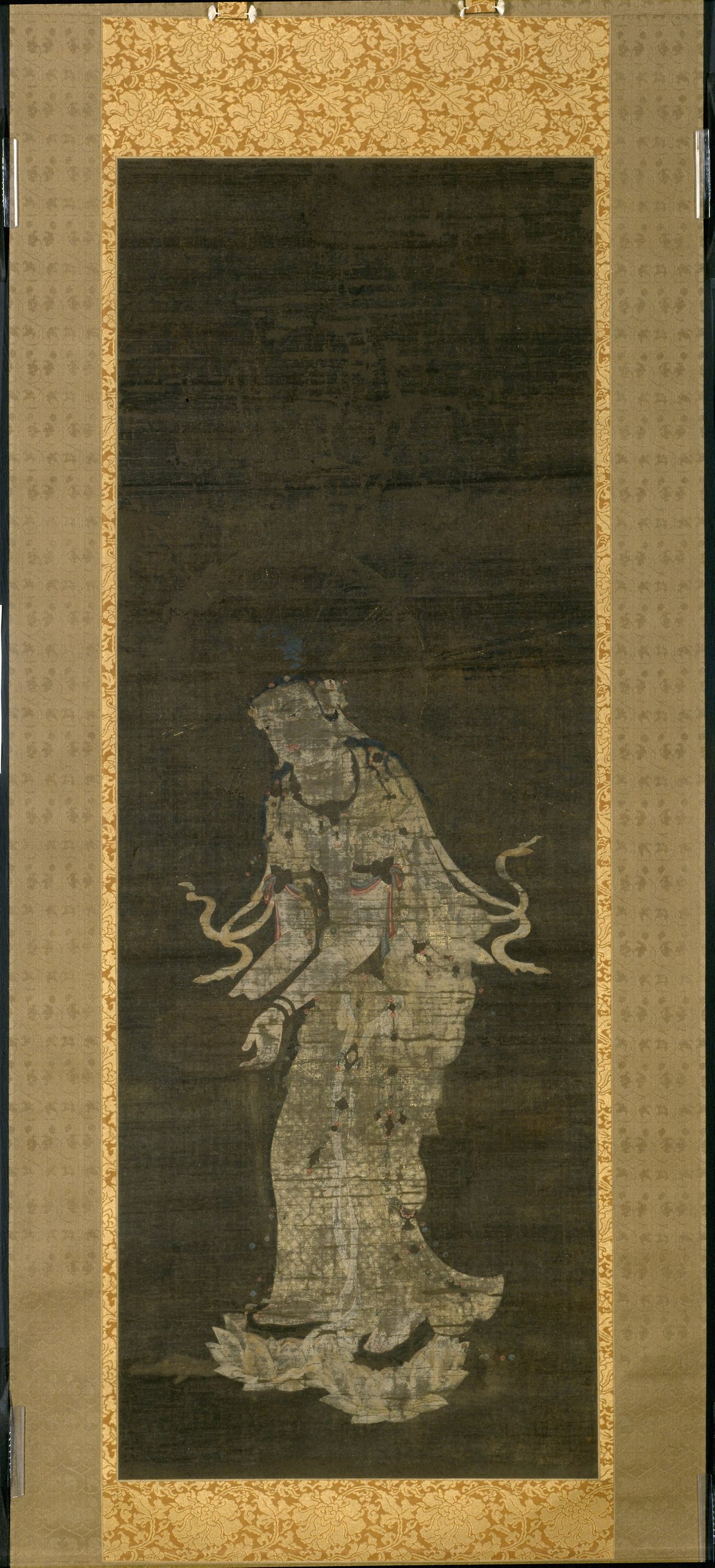 The Bodhisattva Kannon, from the triptych Approach of the Amida Trinity -  Artist unknown,  Poster Print Wall Art