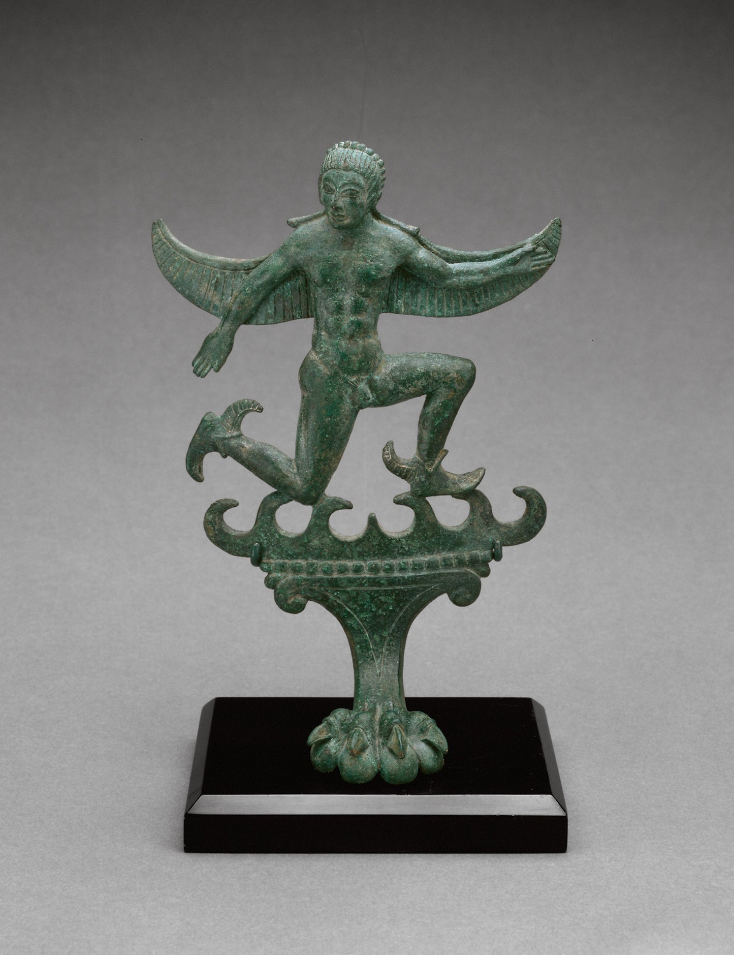 Foot of a Cista (Storage Box) -  Etruscan; probably Vulci,  Poster Print Wall Art