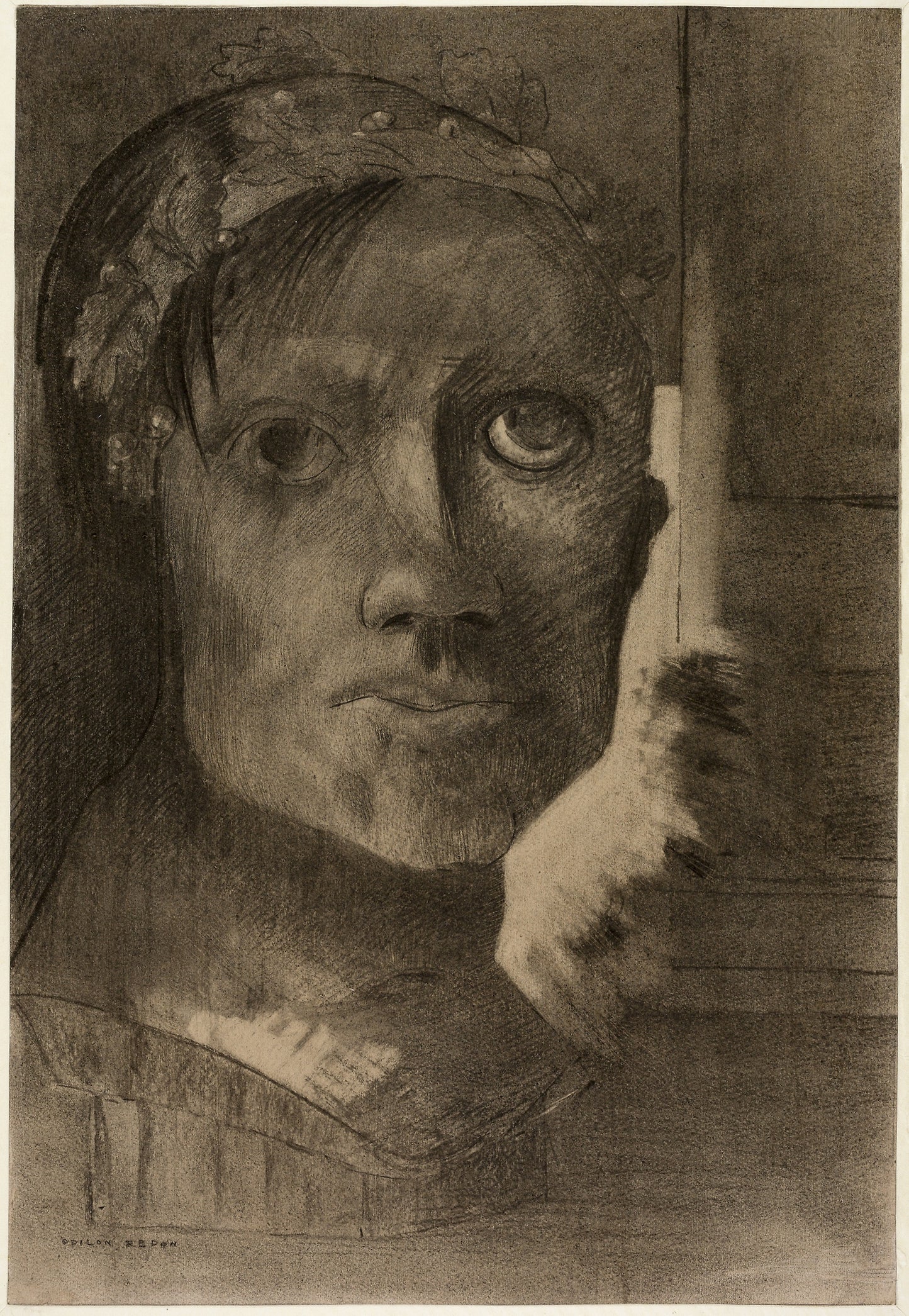 False Glory -  Odilon Redon,  Poster Print Wall Art