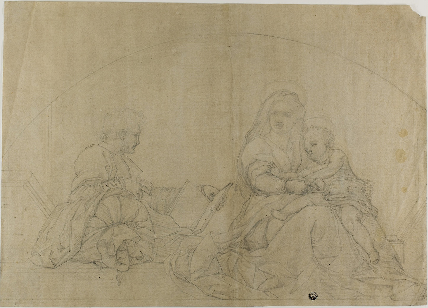 Madonna del Sacco -  After Andrea del Sarto,  Poster Print Wall Art