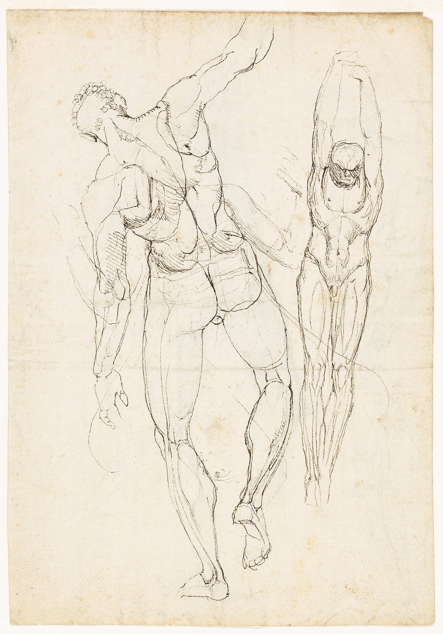 Figure Studies (recto and verso) -  Henry Fuseli,  Poster Print Wall Art