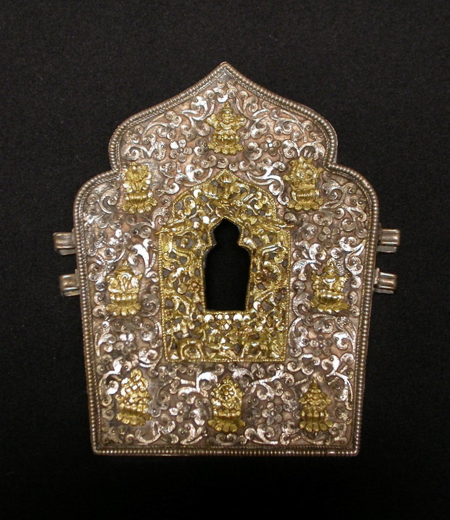 Man's Portable Amulet Shrine (Ga'u) -  Tibet,  Poster Print Wall Art