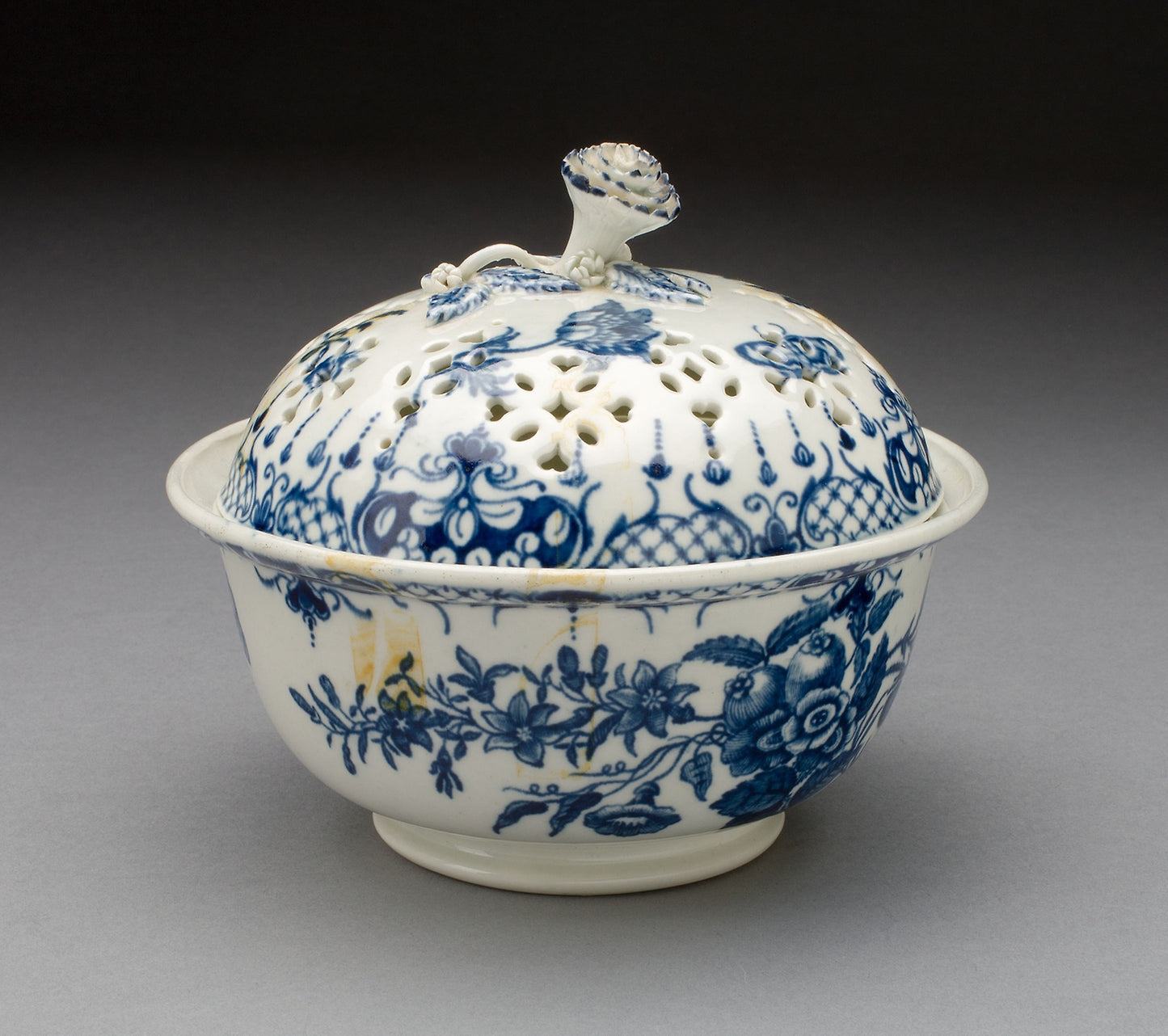 Covered Bowl -  Worcester Porcelain Factory,  Poster Print Wall Art