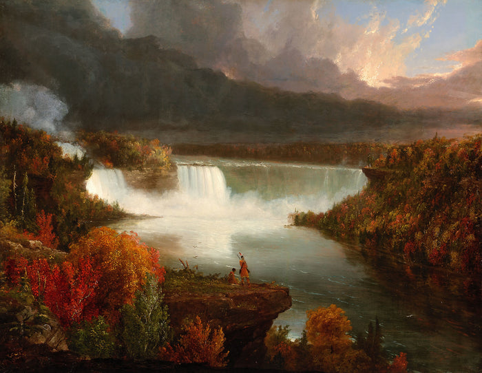 Distant View of Niagara Falls: Thomas Cole,16x12