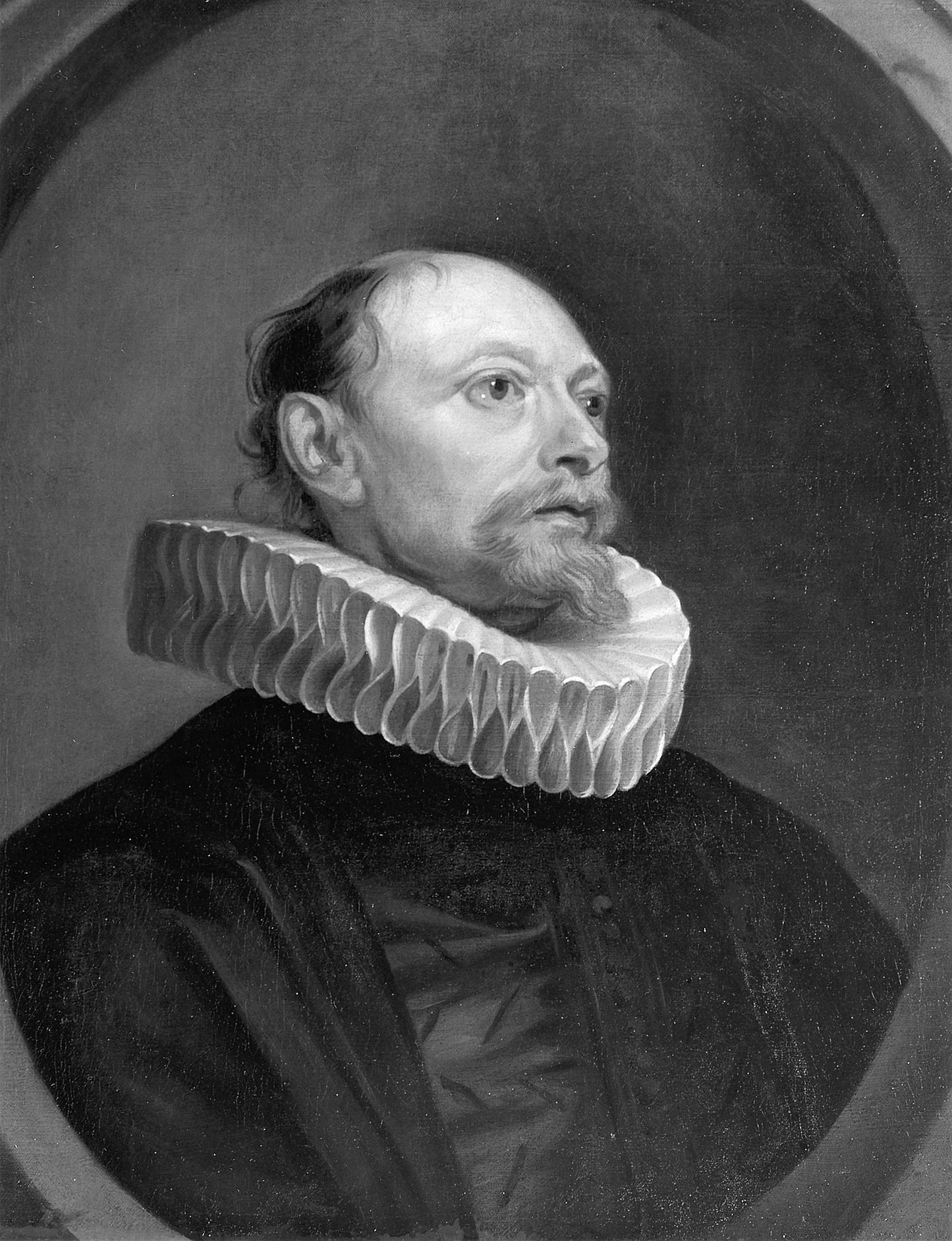 Man with a Ruff -  Anthony van Dyck, follower of,  Poster Print Wall Art