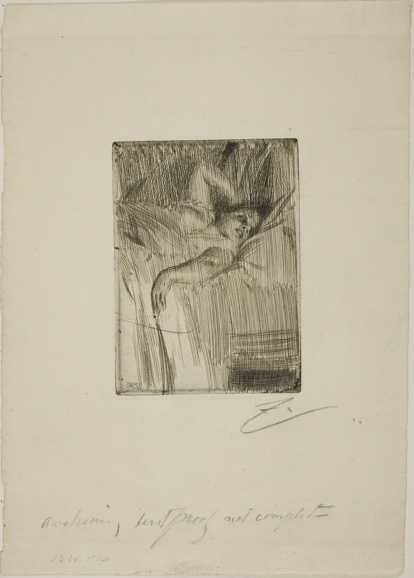 Le Réveil -  Anders Zorn,  Poster Print Wall Art
