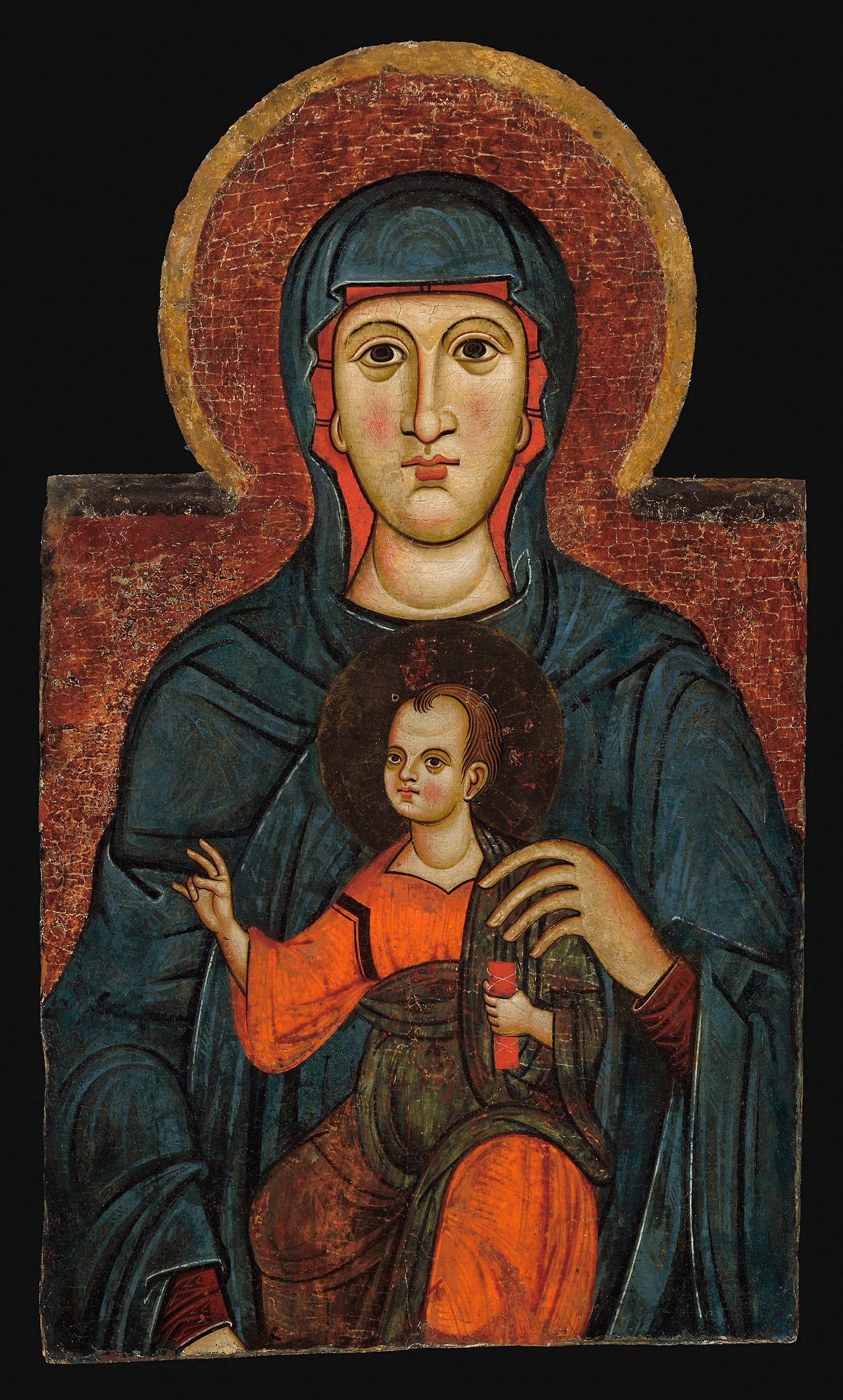 Virgin and Child: Italian, Tuscany,16x12"(A3) Poster