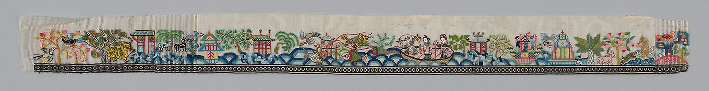 Border (from Woman's Garment) -  China,  Poster Print Wall Art