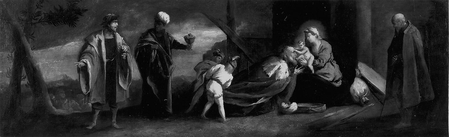 The Adoration of the Magi -  Pietro della Vecchia,  Poster Print Wall Art