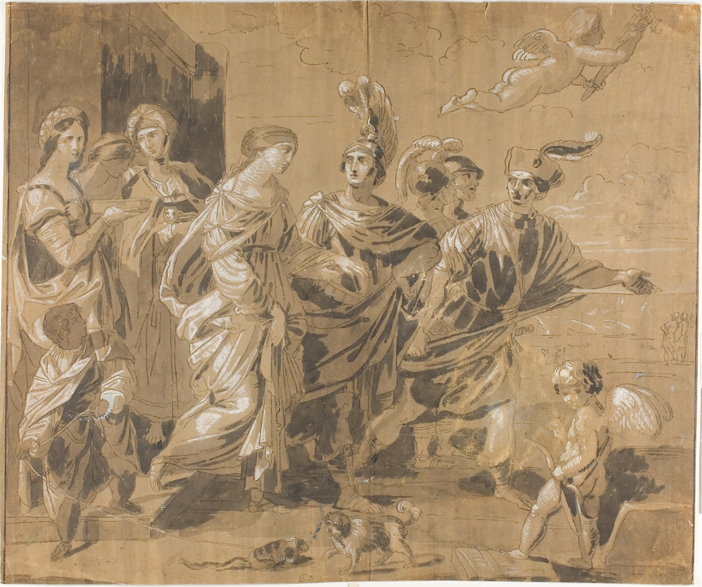 Abduction of Helen -  after Guido Reni,  Poster Print Wall Art