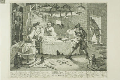 Hudibras and Sidrophel, plate eight from Hudibras: William Hogarth,16x12"(A3) Poster