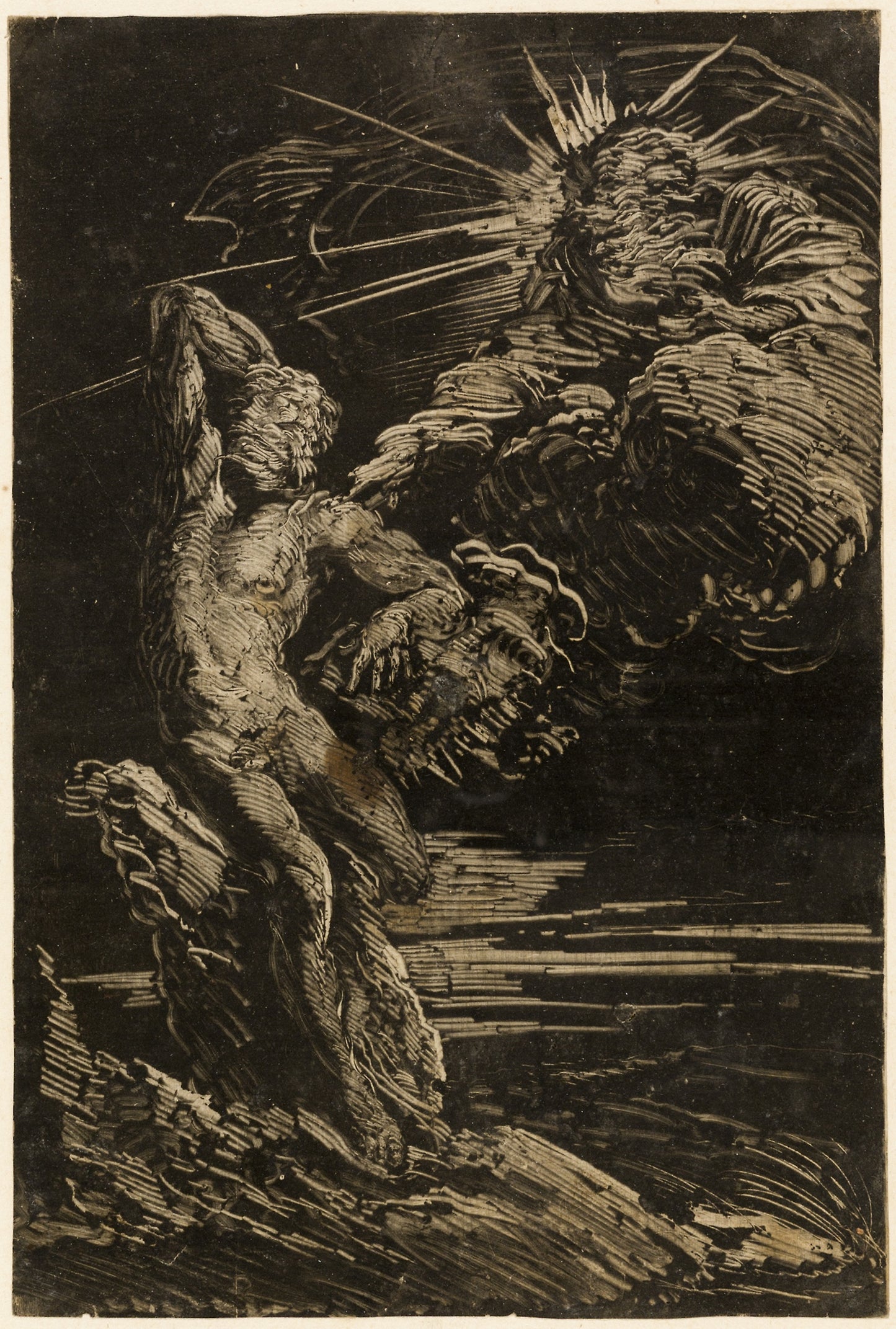 The Creation of Adam: Giovanni Benedetto Castiglione, Poster Print Wall Art
