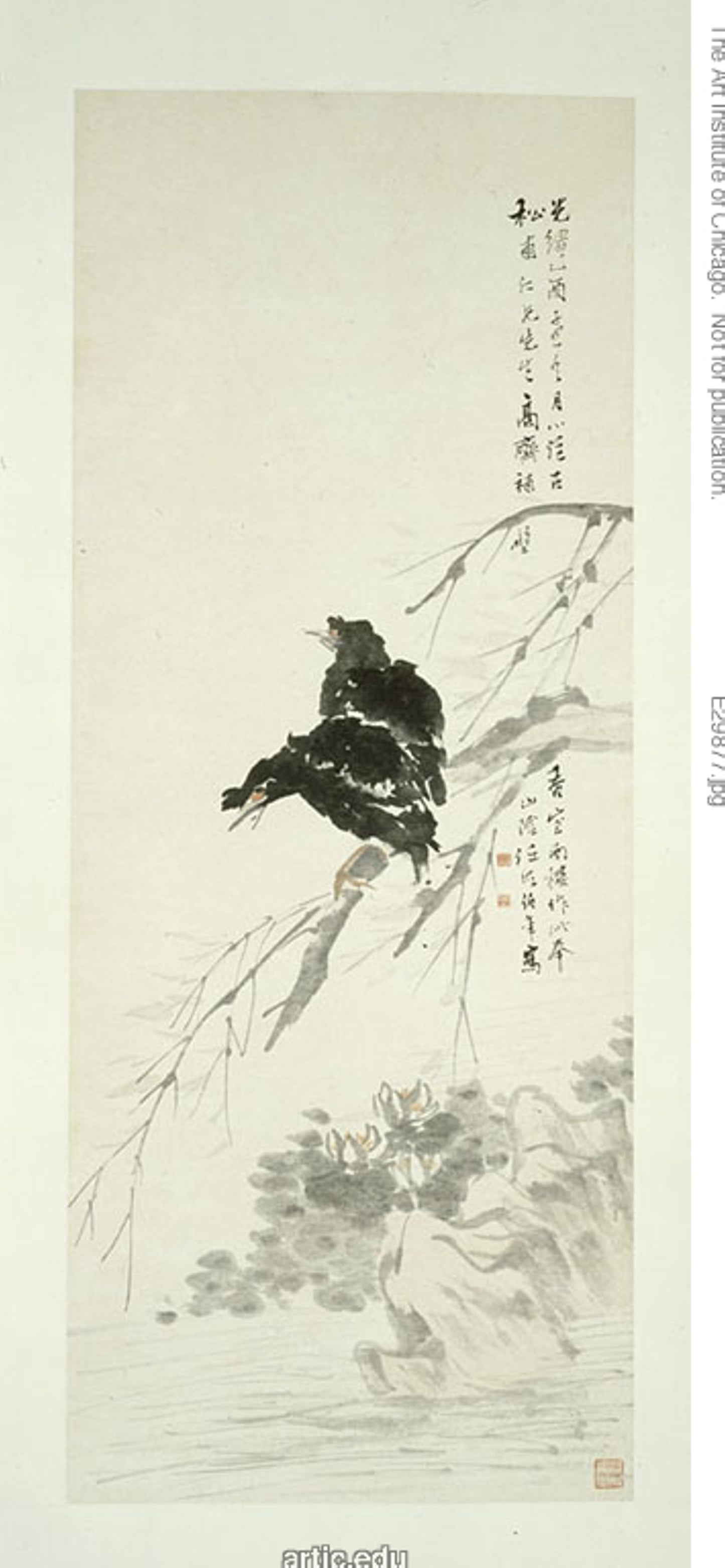 Mynah and Bamboo -  Ren Yi [Ren Bonian],  Poster Print Wall Art