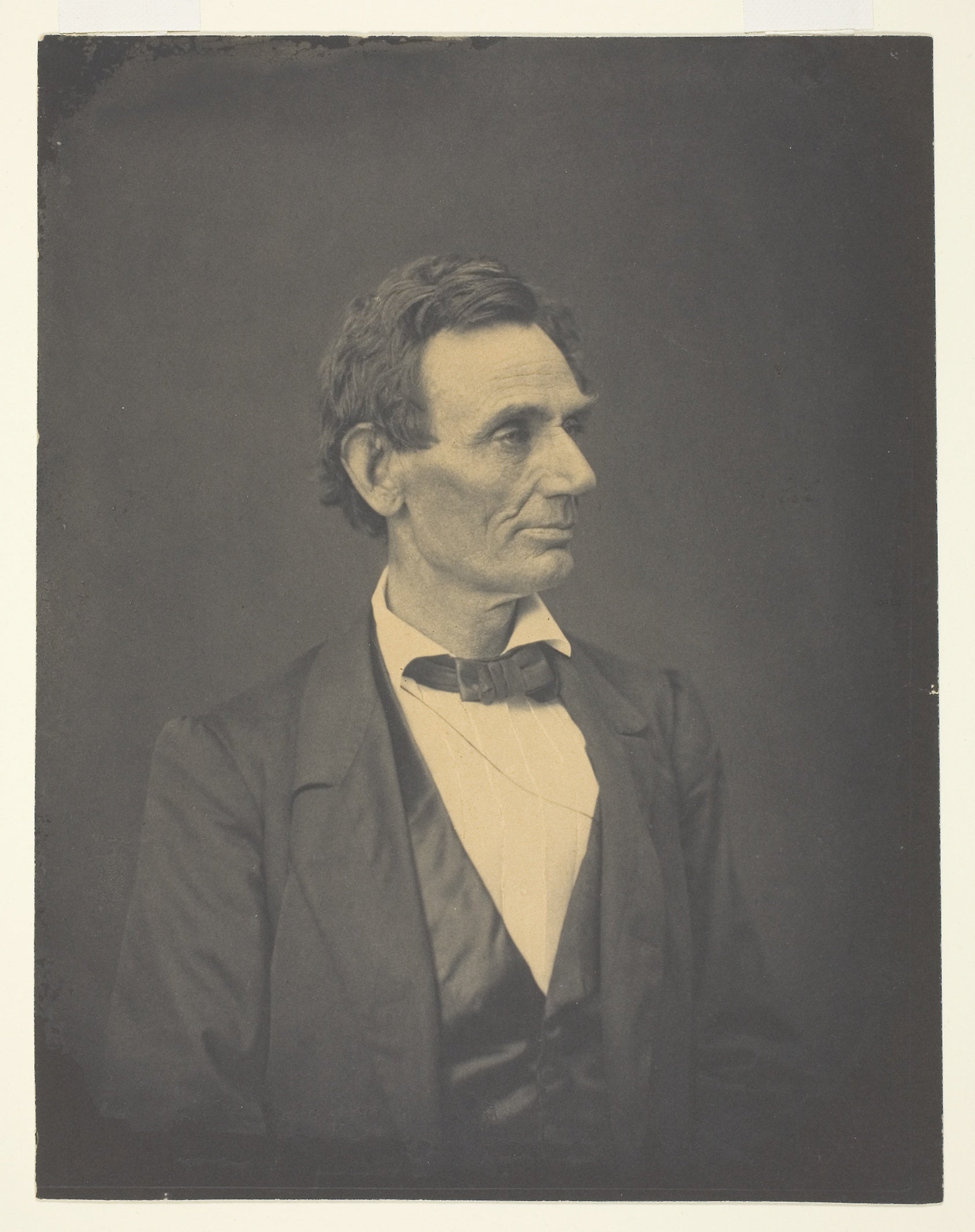 Abraham Lincoln, Springfield, Illinois: Alexander Hesler (American, born Canada, 1823–1895),16x12"(A3) Poster