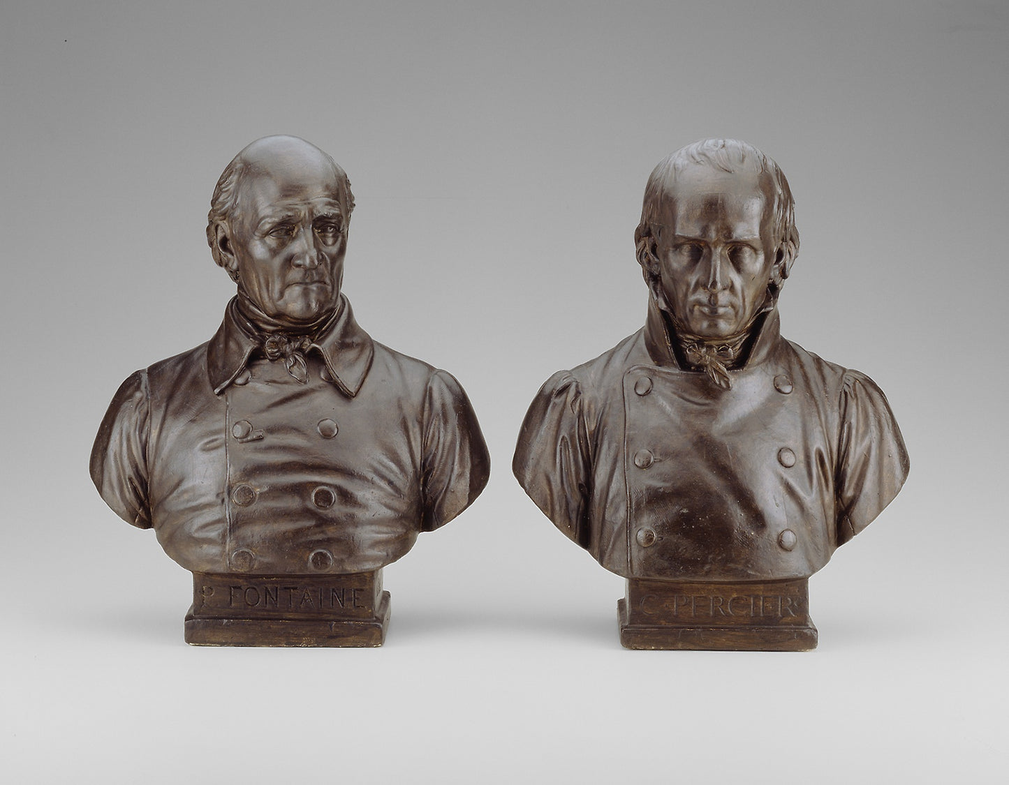 Bust of Charles Percier (1764-1838) -  Louis Messidor Lebon Petitot,  Poster Print Wall Art